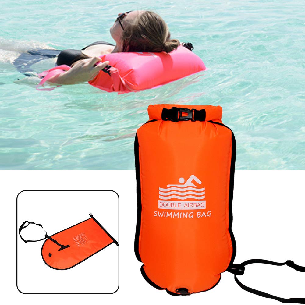 Buy Swim Buoy,Swim Tow Float,Dry Safety Bag for Open Water Swimmers and