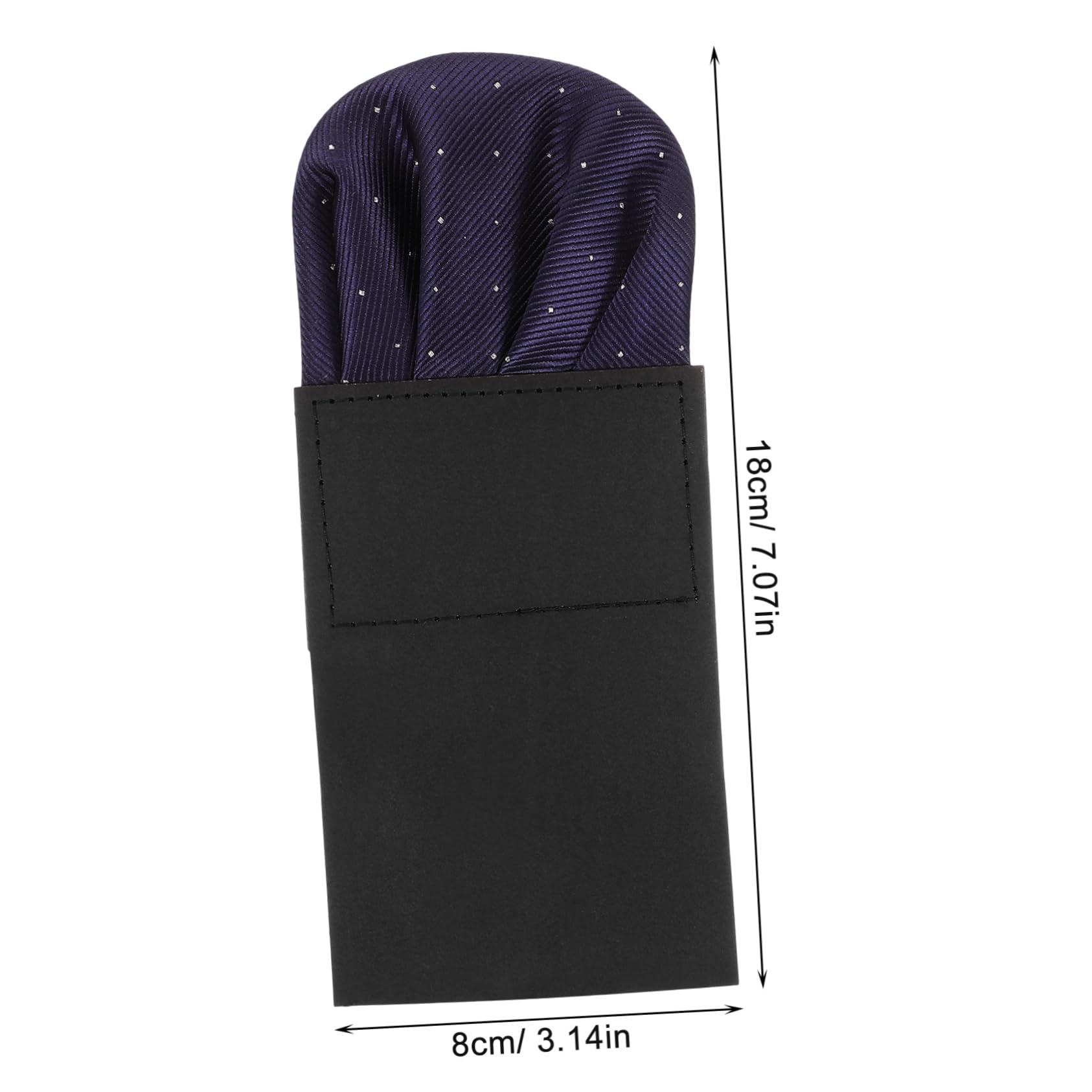 BESTYASH Men's Suit Handkerchief Pre-folded Pocket Square for Men Solid Pocket Square for Business Suit