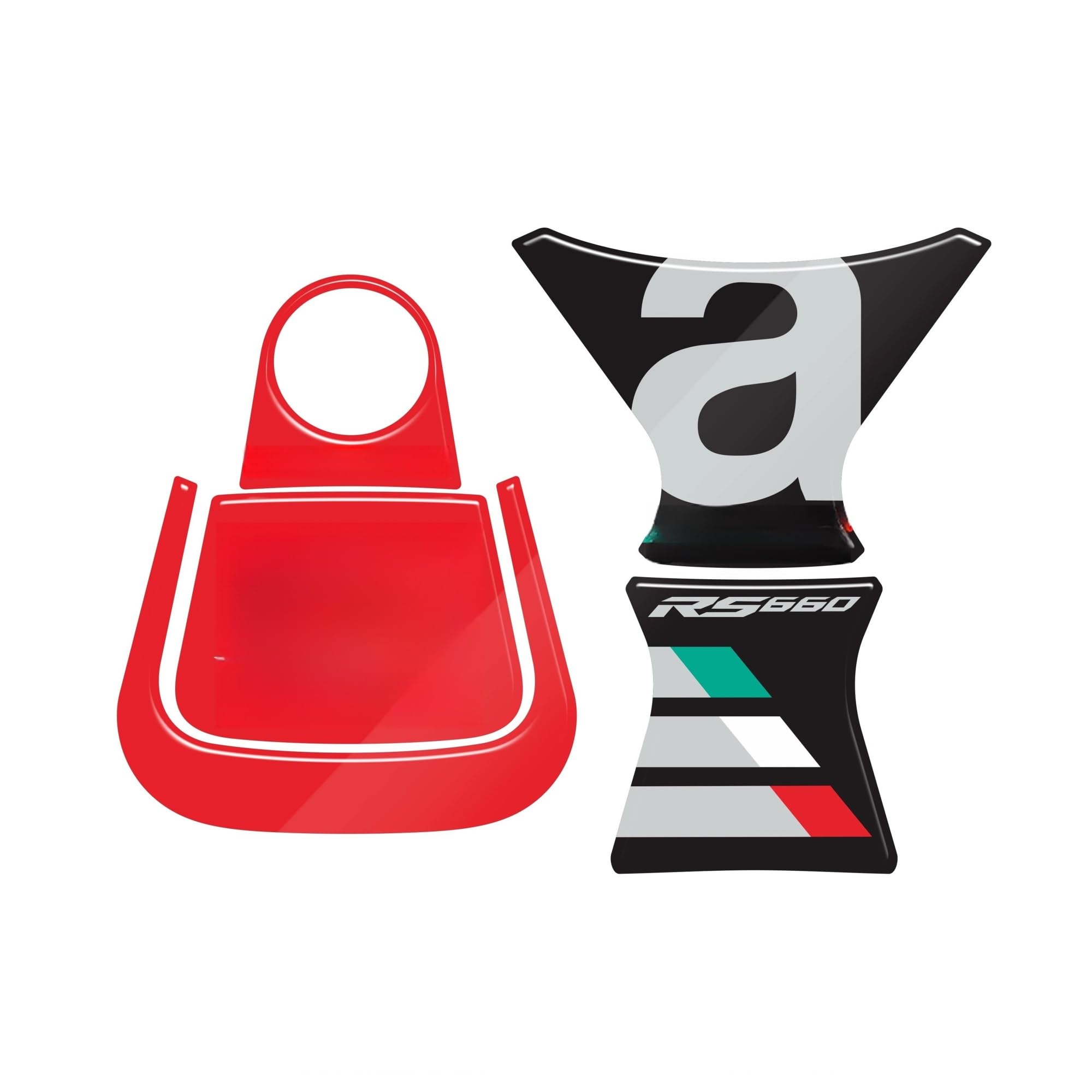 Autocollant décoratif de réservoir moto RS660 : finition premium anti-rayures