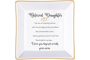Daughter Gifts for Mom Gifts for Daughter Ring & Trinket Dish Daughters Adult Gifts