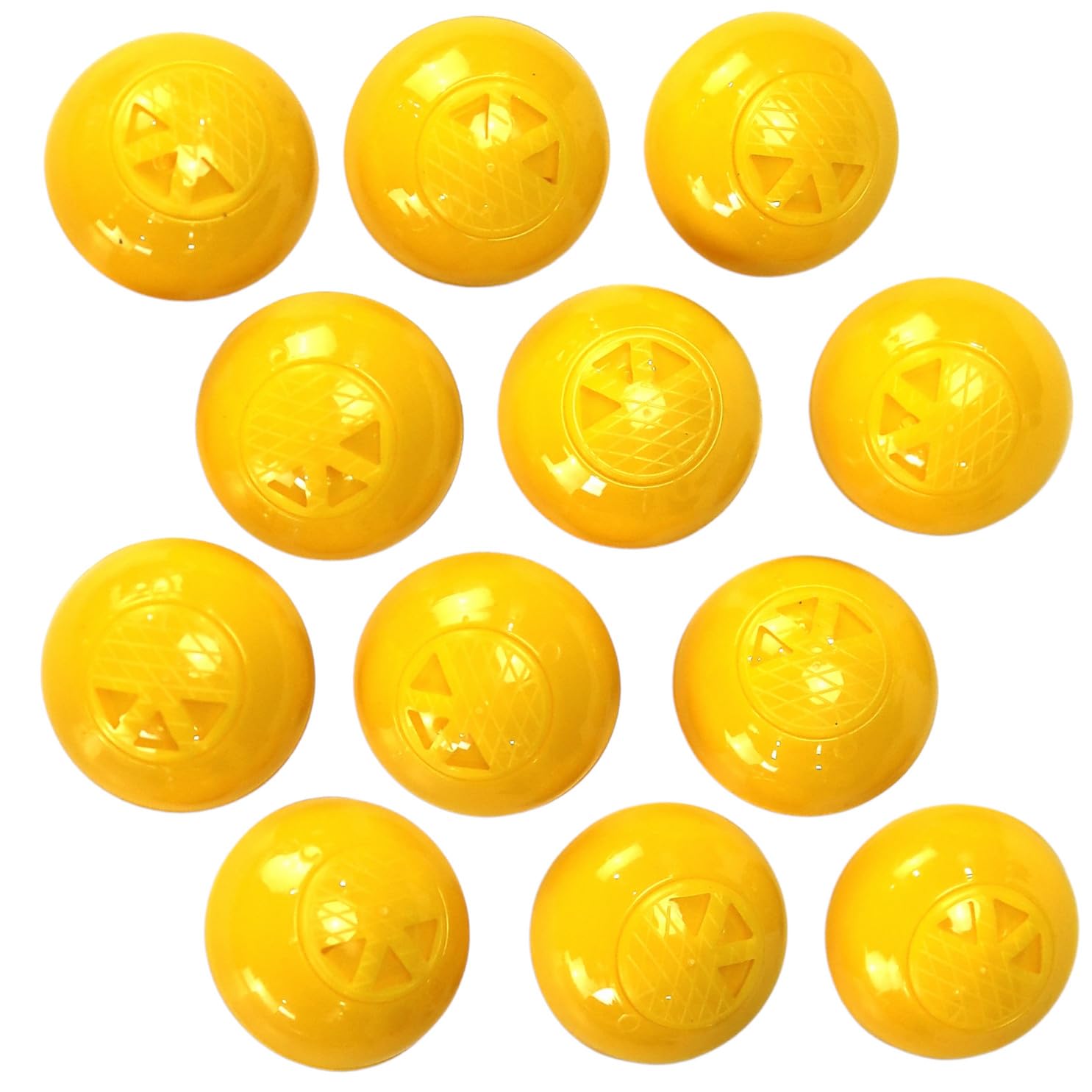 12-Pack Sneaker Shoes Backpack Deodorizer Spheres, Yellow, for Deodorizing Lockers Gym Gear Smelly Enclosed Places