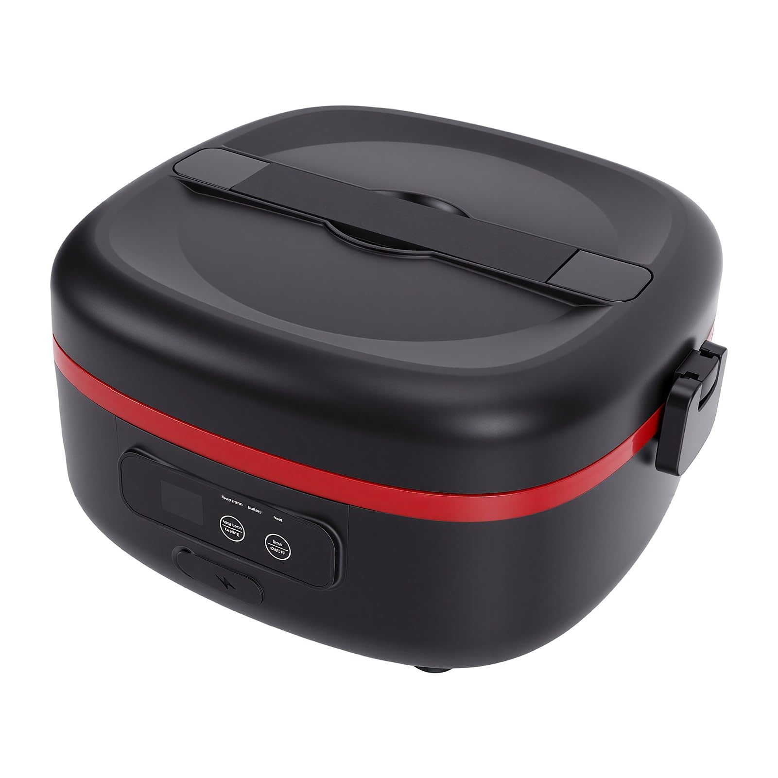 XUMIUZIY Cordless Heated Lunch Box 75W Stainless Steel Portable