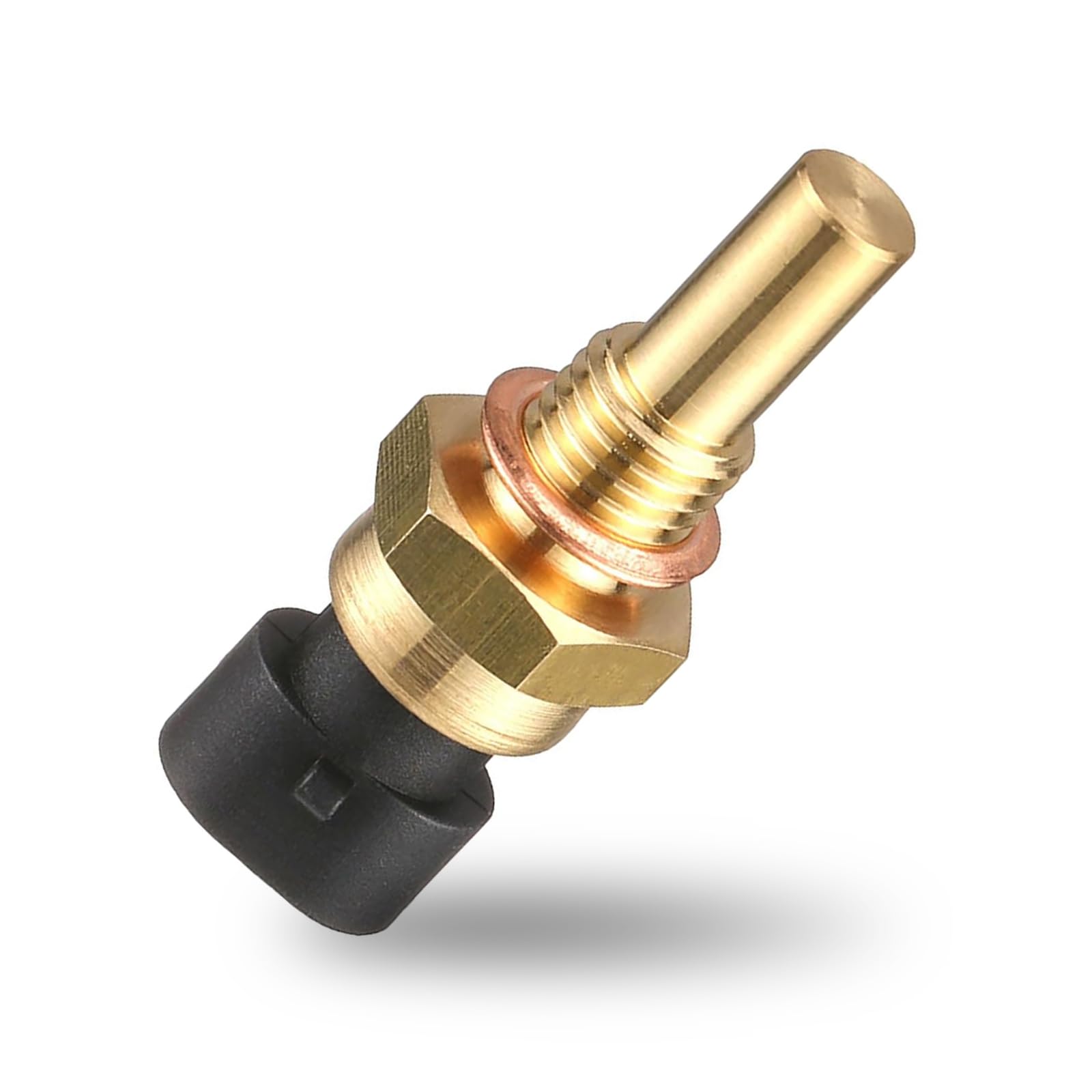 Durable Metal Engine Coolant Temperature (ECT) Sensor Replacement (Gold Finish)