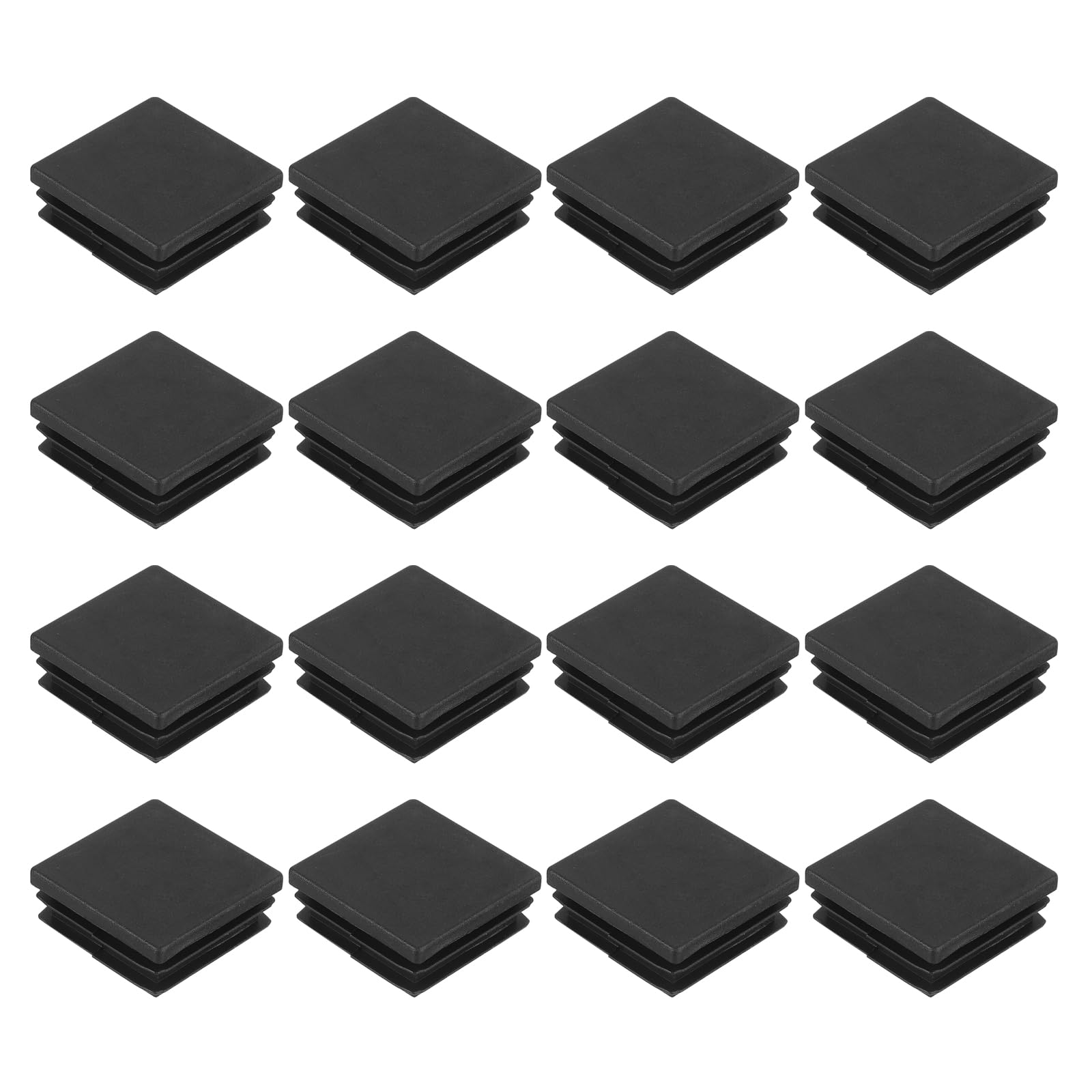 Tapones de plástico negro con ajuste de 32-36 mm para patas de silla de muebles