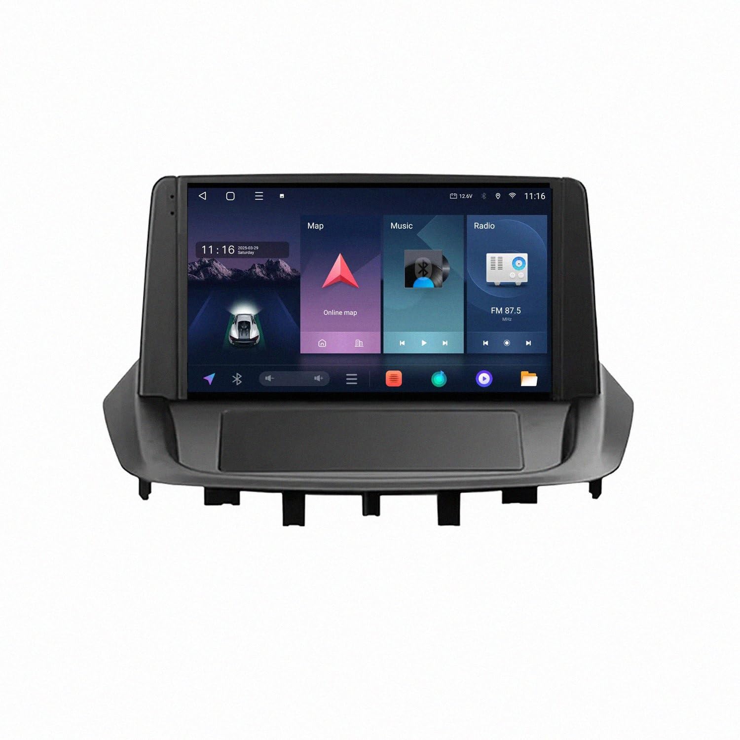 Radio coche 2 DIN para viajar en tu Renault Fluence conectando tu móvil por Mirror Link 8