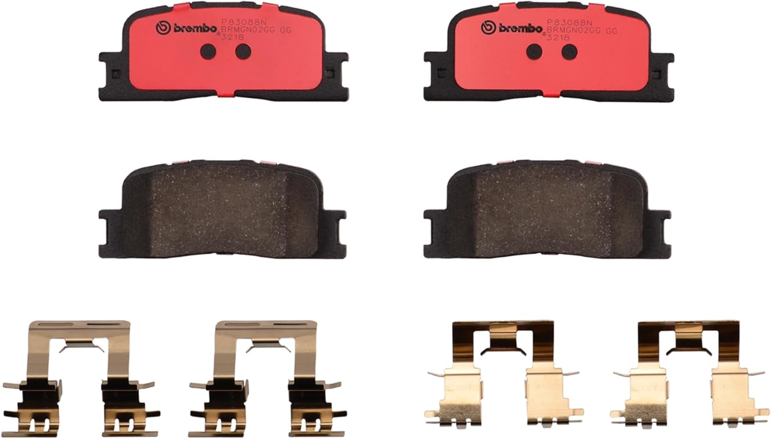 Brembo P83088N Premium Ceramic Rear Disc Brake Pad Set CHERY/LEXUS/RELY/TOYOTA OE# 0446606010