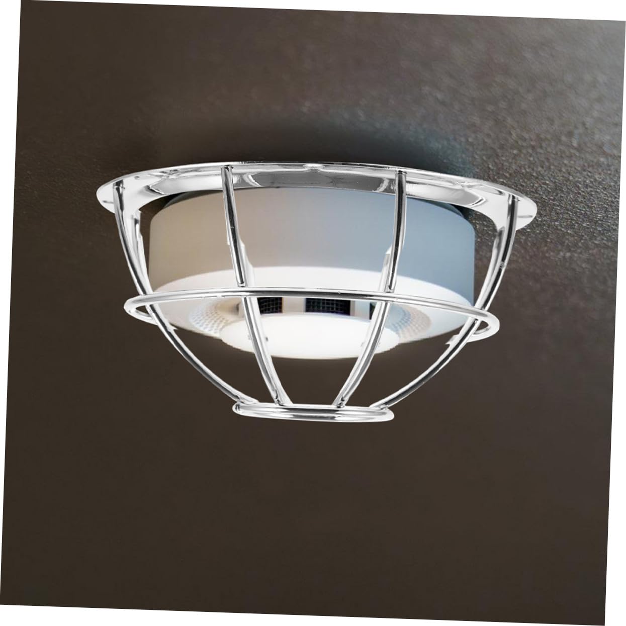 Hohopeti 8 Piezas Protector de Detector de Humo de Acero Inoxidable de Malla Resistente para Sensor de Fácil Instalación y Protección Duradera para de Alarma