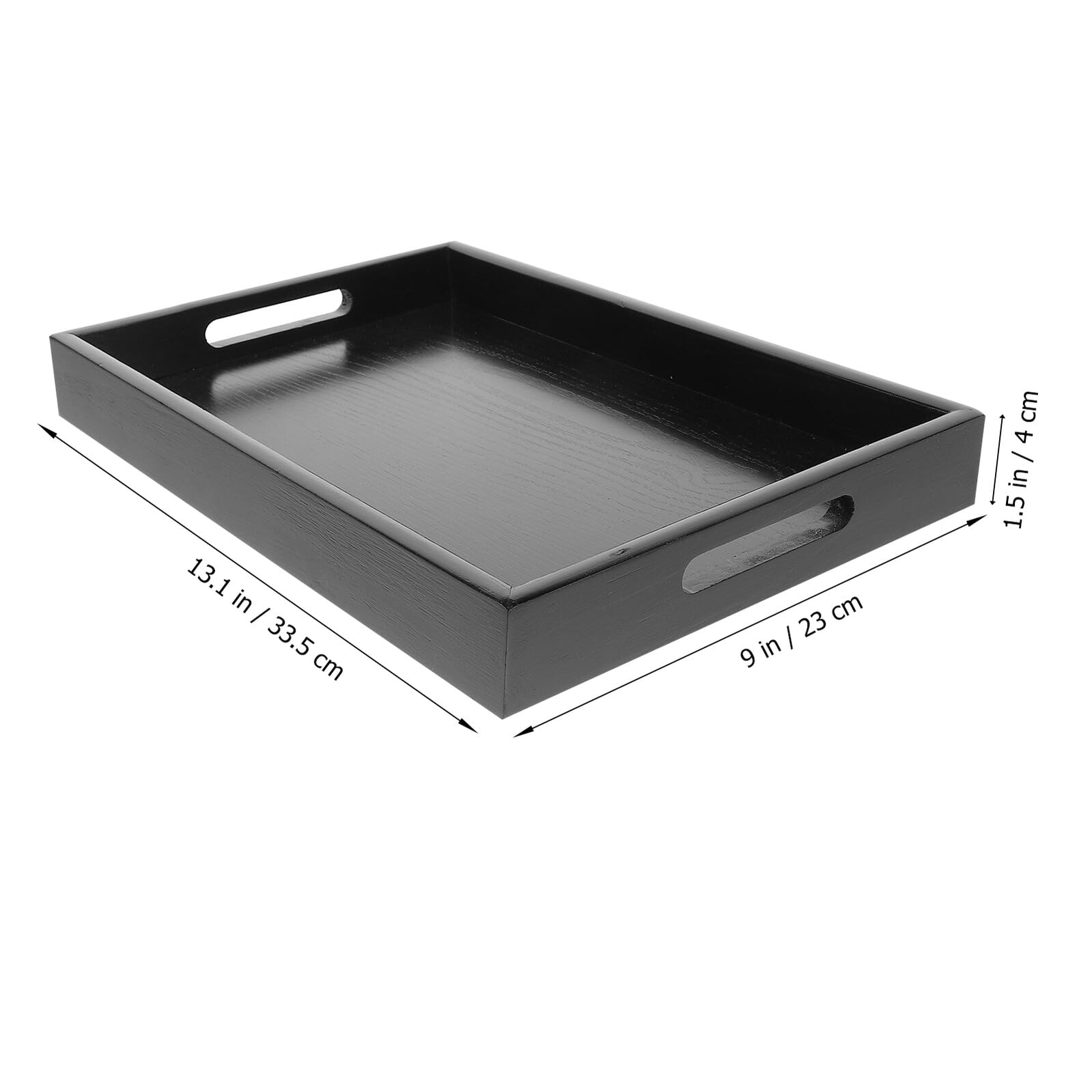 Bandeja de Madera Asa para Servir Aperitivos Bandeja para Guardar Frutas Cocina o Sala de Estar para Mesa de Centro
