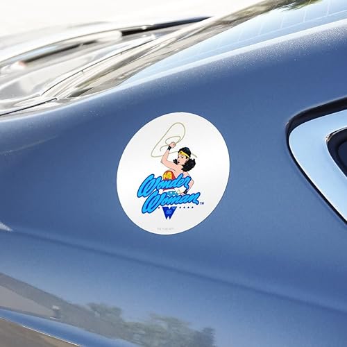 Miniatura 5 de Wonder Woman 80th Lasso Automotive Car Window Locker Circle Bumper Sticker