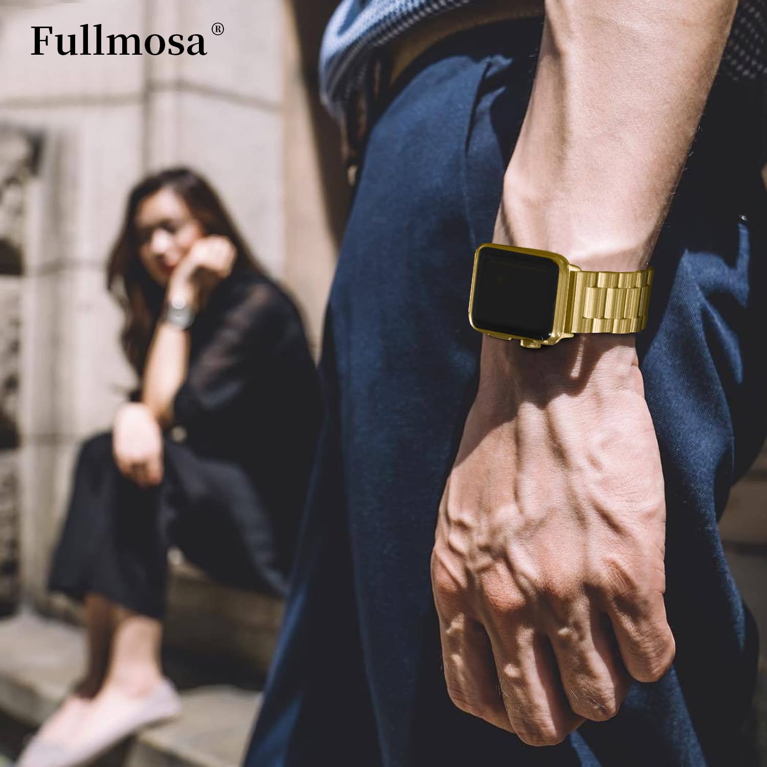 Fullmosa Compatible with Apple Watch Straps 45mm 44mm 42mm - Image 3