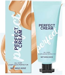 Corrector Total de Tez, Corrector Hidratante de Cobertura Total - 80 ml, Base de Maquillaje CC Cream de Larga Duración, Resistente al Agua y a las Manchas