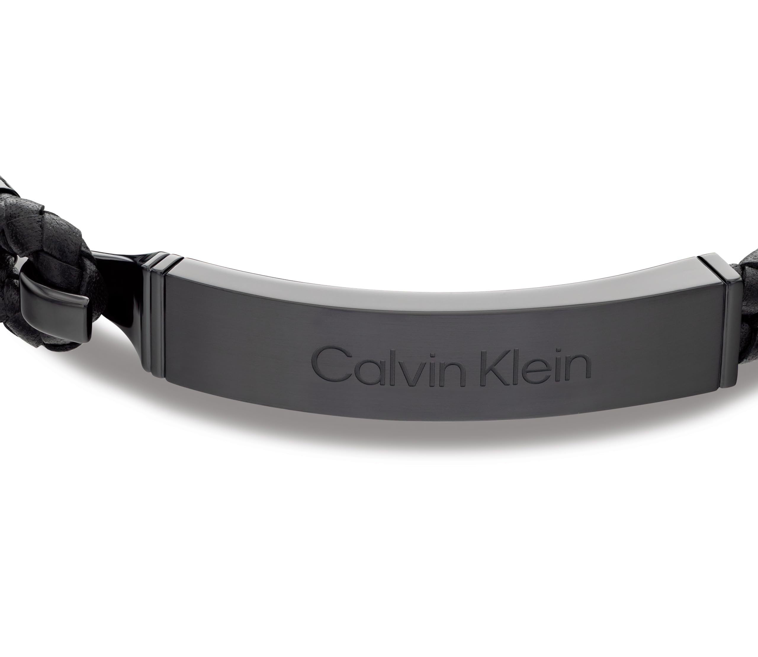 Calvin Klein Geflochtenes Lederarmband für Herren Kollektion CK ICONIC FOR HIM - Erhältlich in Braun oder Schwarz