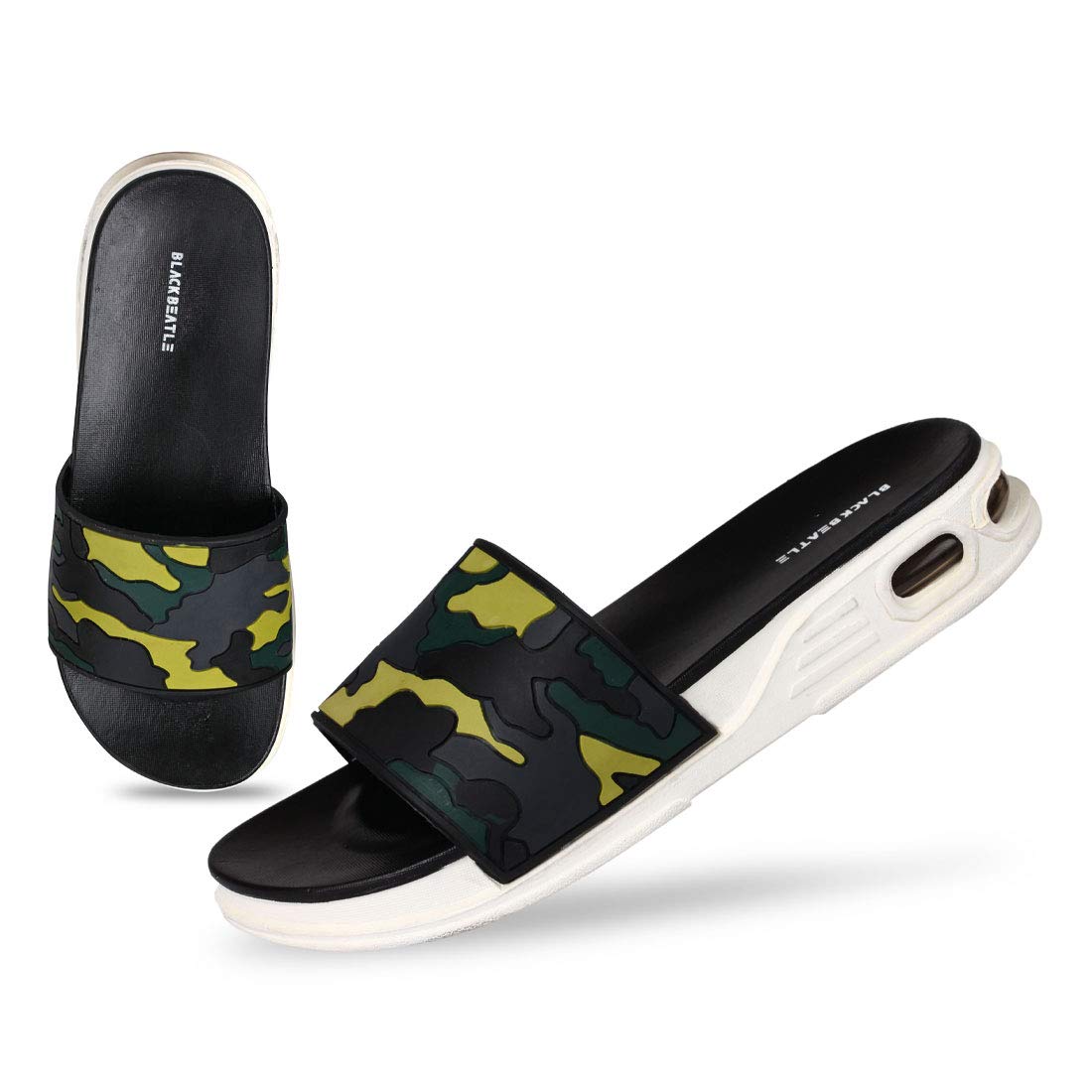 BlackBeatle Mens Military Tube Flip Flops , Green, 41(Euro) (B08HZ791YQ) Amazon Price History, Amazon Price Tracker