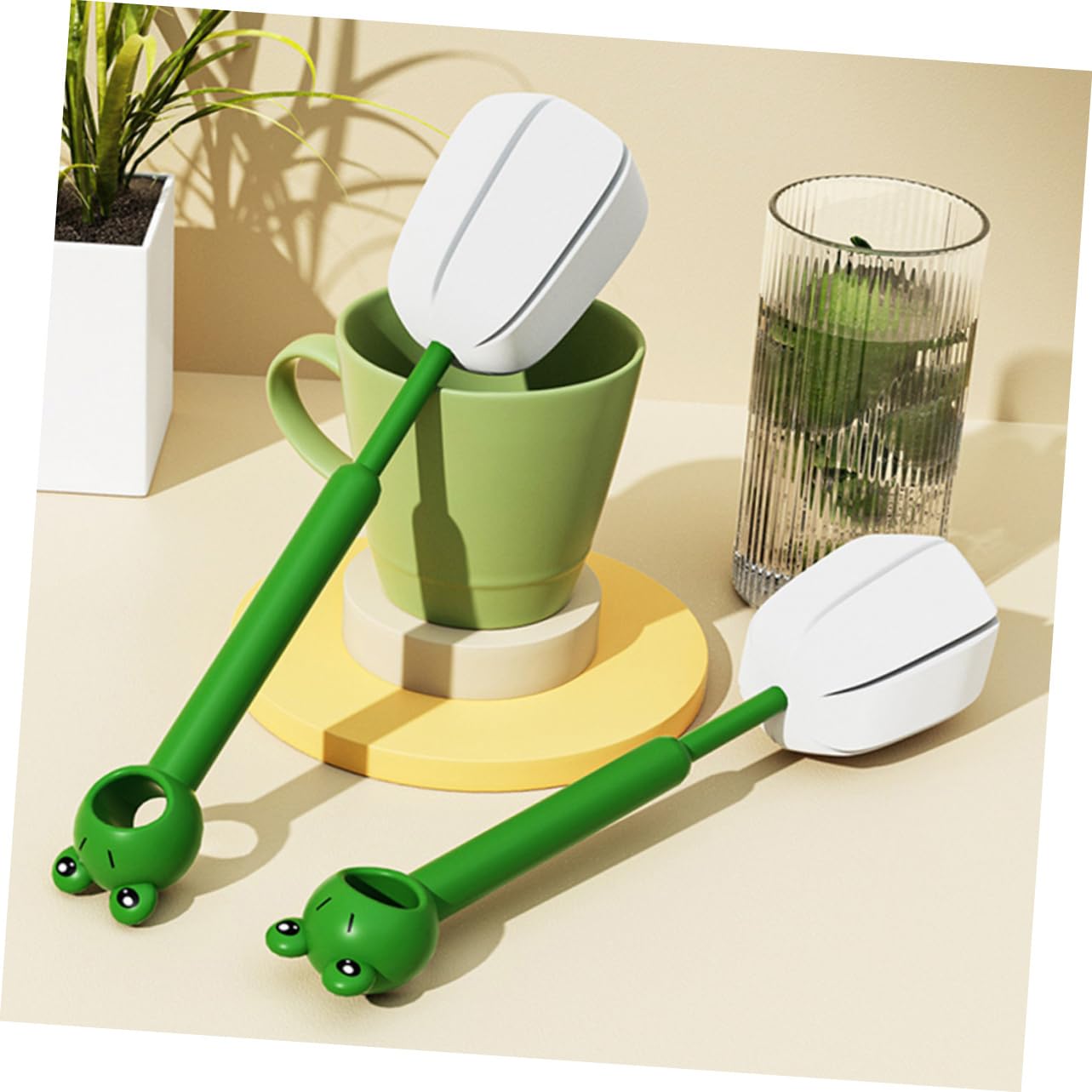 FRCOLOR Tumbler Brush 2Pcs Water Bottle Cleaner Brush Dry Brushing Cleaning kit Long Bottle Brush Feeding Bottle Cup Brush Kitchen Bottle Brush Cup Plastic Red Wine Glass Wine Glass