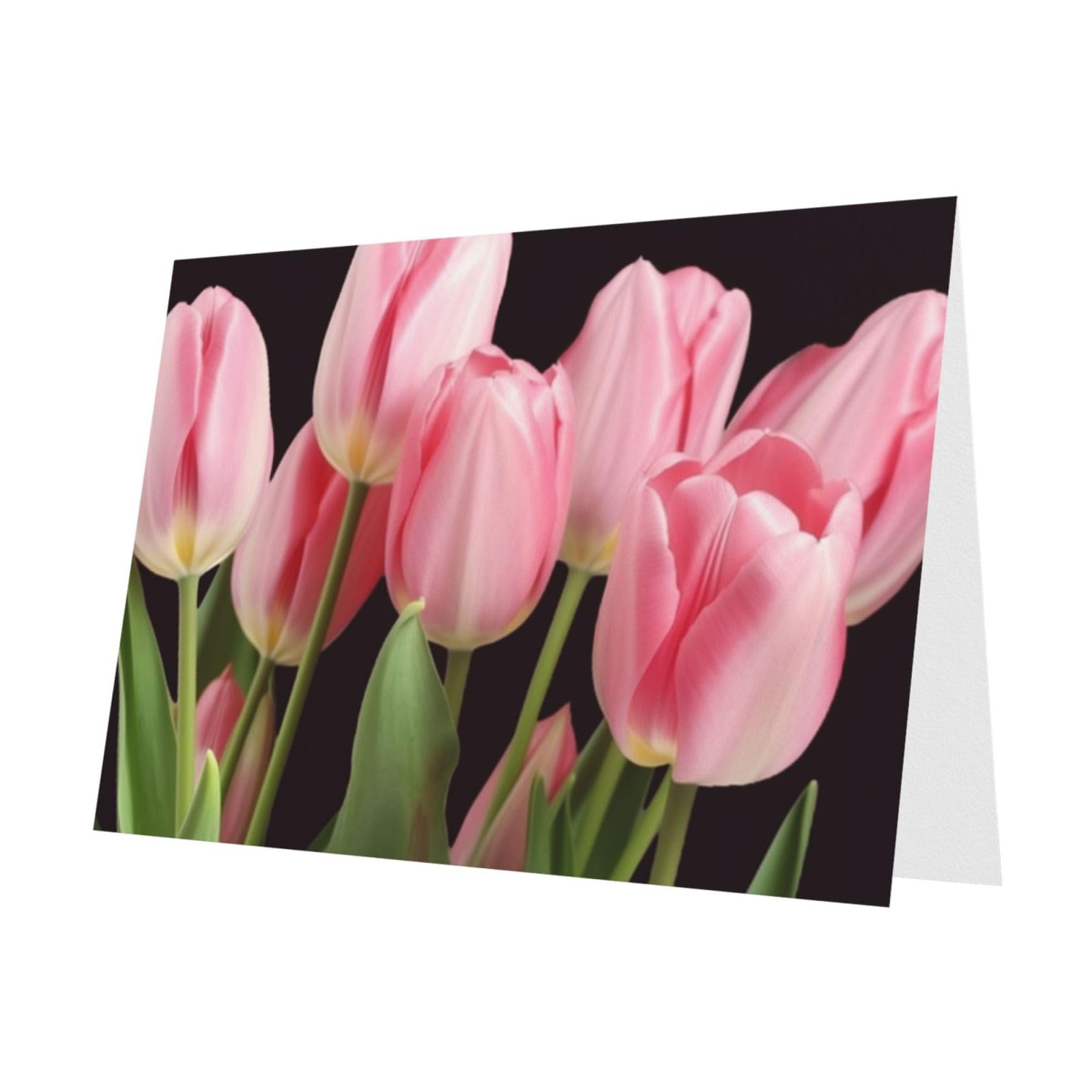 12er Set Karnevals-Masken-Grußkarten In Pink – Blanko & Mit Umschlägen, 15,2x15,2 Cm