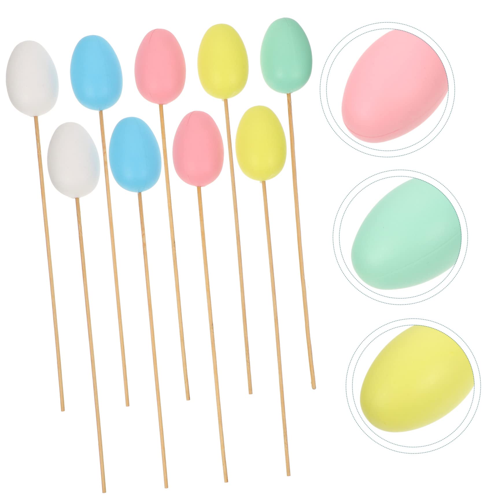 9 plettri per uova di Pasqua colorati per la composizione floreale delle uova di ramoscello artificiali ramo di albero di Pasqua per bambini fai da te forniture artigianali