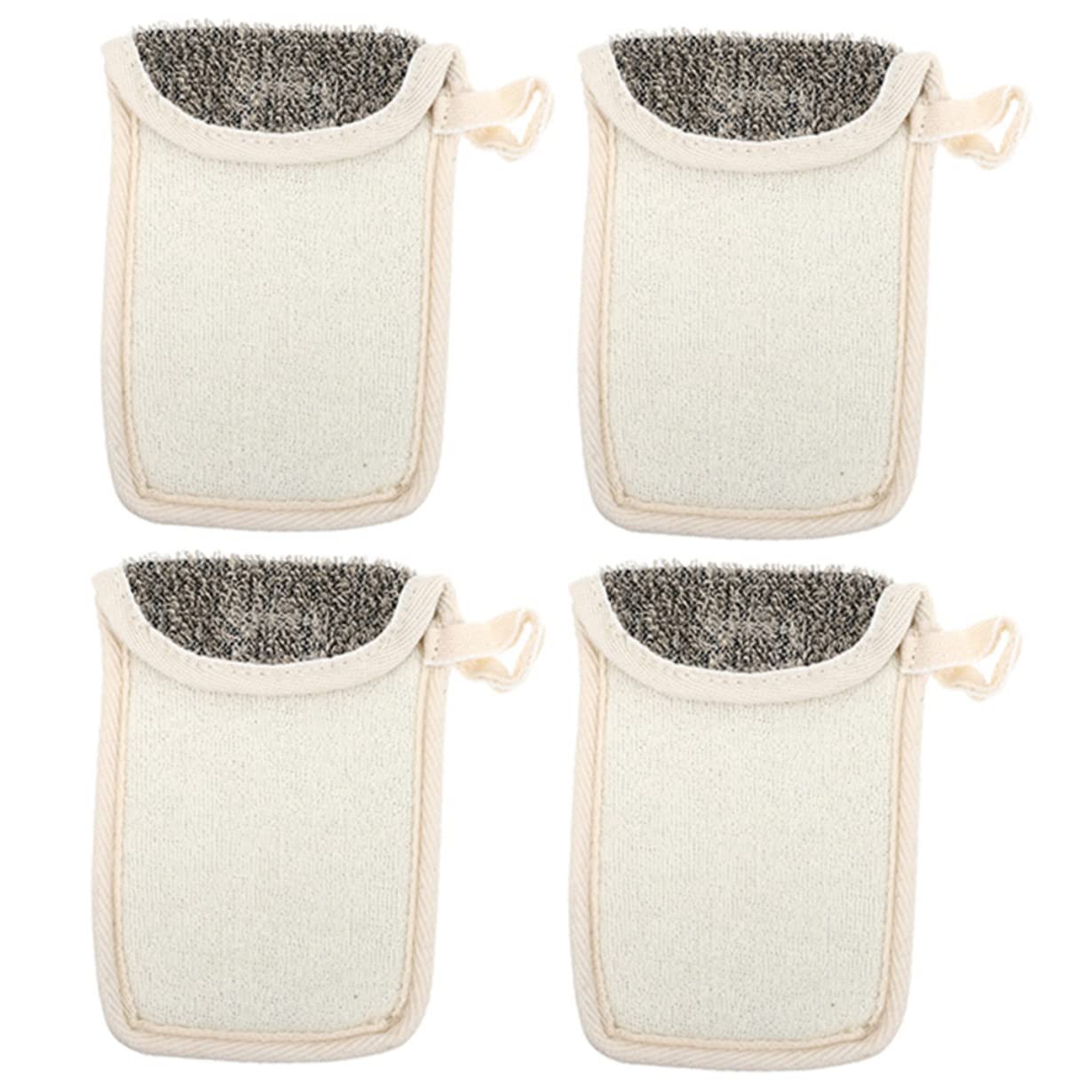 MAGICLULU 20 Stk Seifenbeutel schwarzem Leinen Körperwaschschwamm tragbarer Seifenbeutel sustainability bathroom storage Schwämme Badeschwamm Seifenbeutel für die Hausversorgung