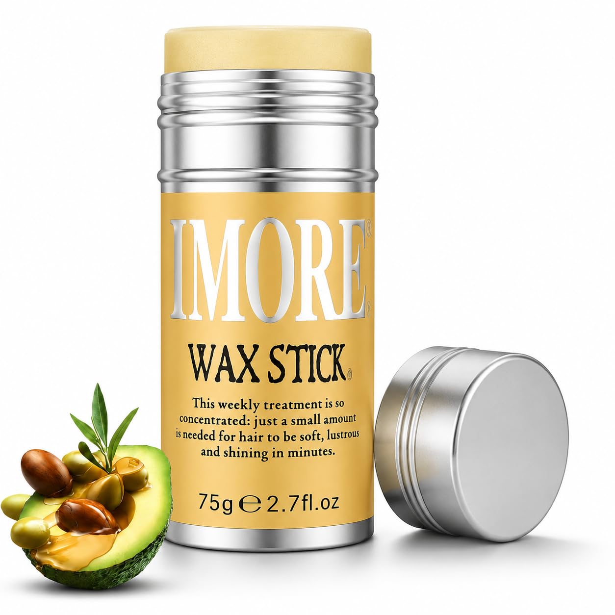 Hair Wax Stick for Women & Men - Hair Slick Back Stick, Anti-Frizz and Fly Away Hair Tamer, No Residue Hair Finishing Stick for Flyaways, All Day Hold Styling Product for Smoothing Hair Strands 75gm.-image-30