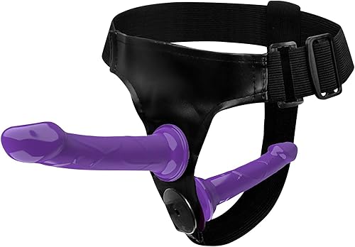 XSAXLYX Kit de consolador con correa Arnés sexual con 2 consoladores extraíbles realista para masturbación femenina SM adultos juguetes sexuales