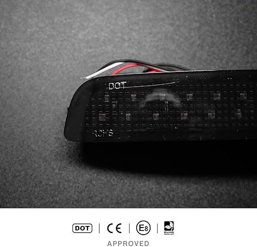 Miniatura 6 de nsautolighting LED X5 luz reflector de parachoques trasero para 2014 2015 2016 2017 2018 F15 rojo LED parachoques trasero conductor y pasajero