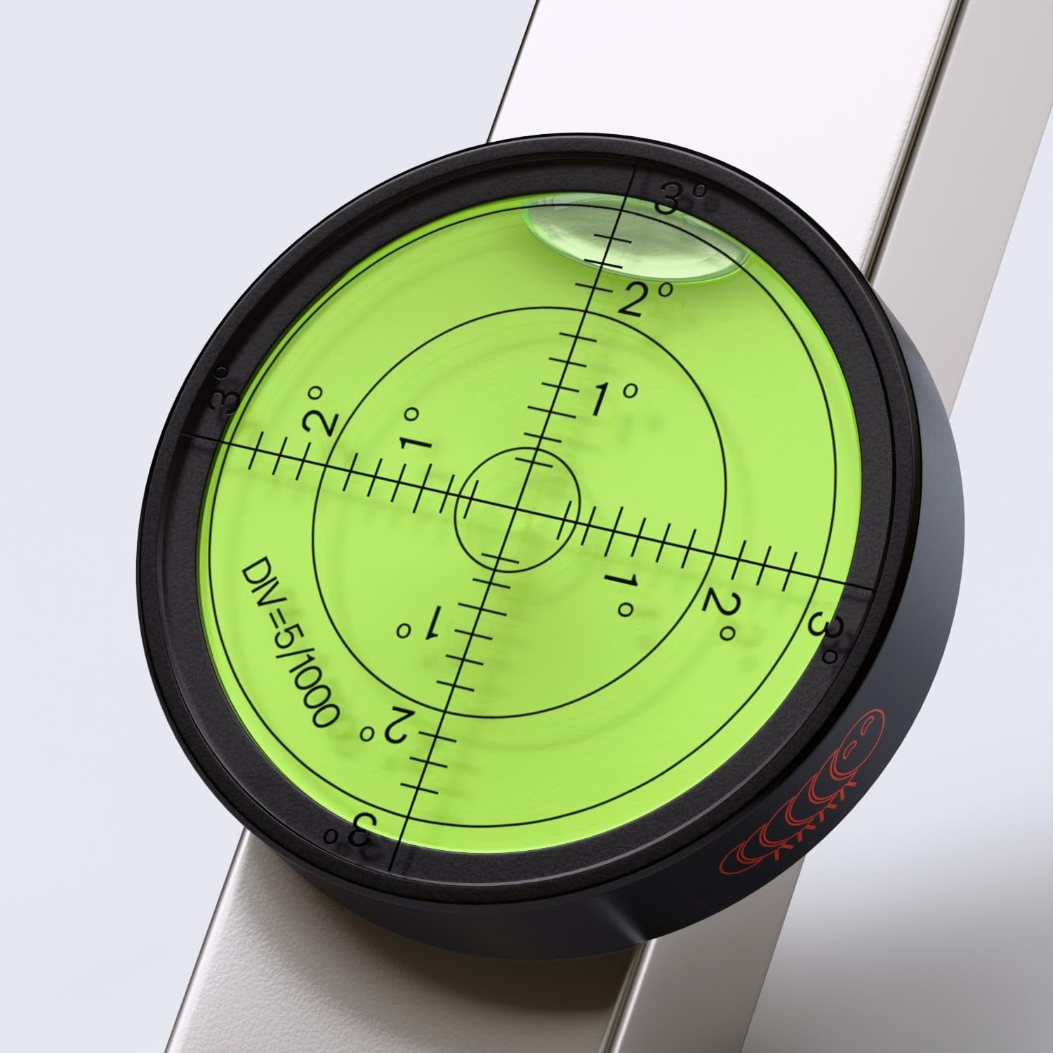 Green Magnetic Spirit Level - 60mm Diameter -9 Green Magnetic Spirit Level - 60mm Diameter -9