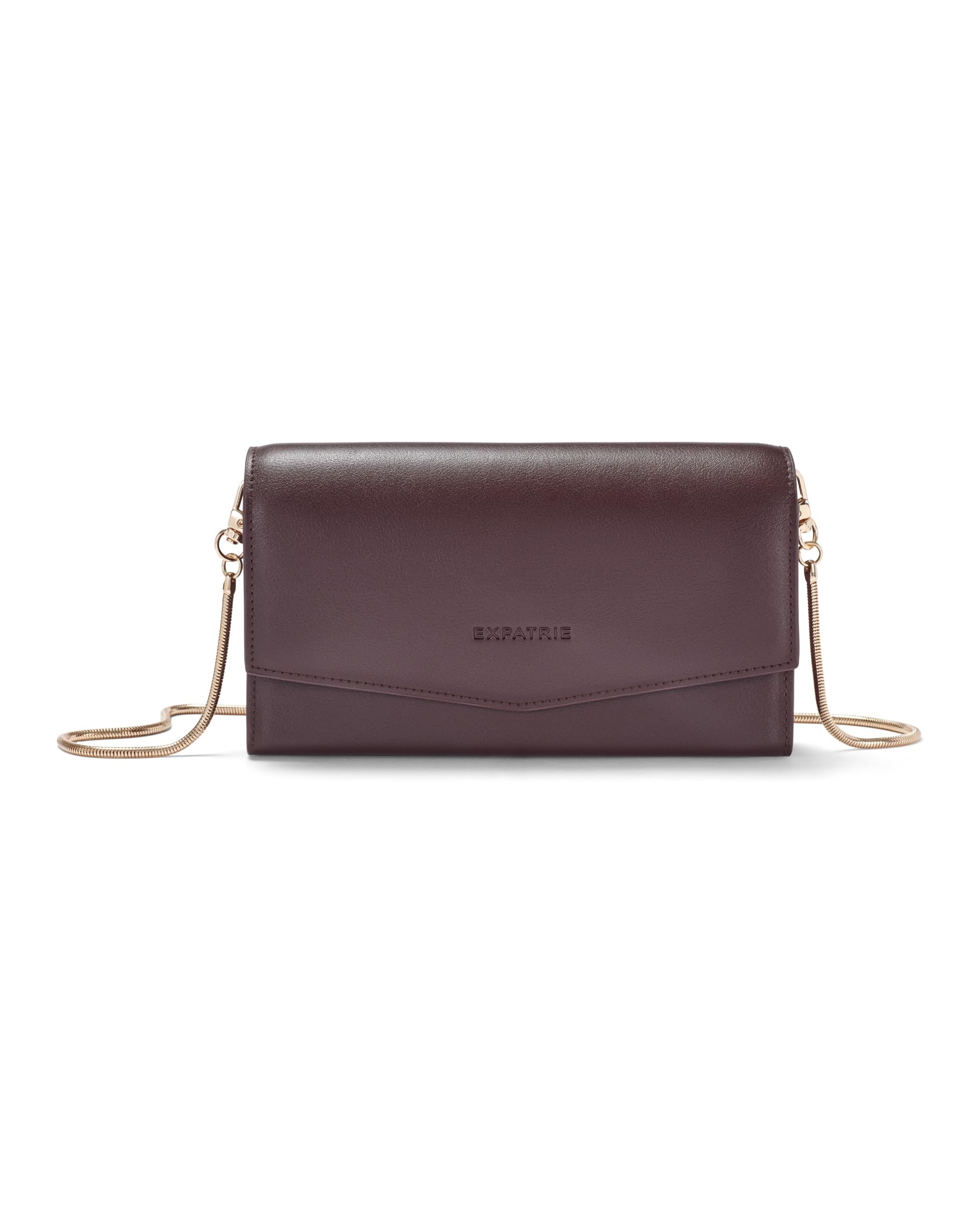 Expatrié Kleine Handtasche Damen - Camille - Clutch aus veganem Kunstleder - Abendtasche mit abnehmbarer Kette - Ideal für Hochzeit, Abschlussball, Party, Dinner