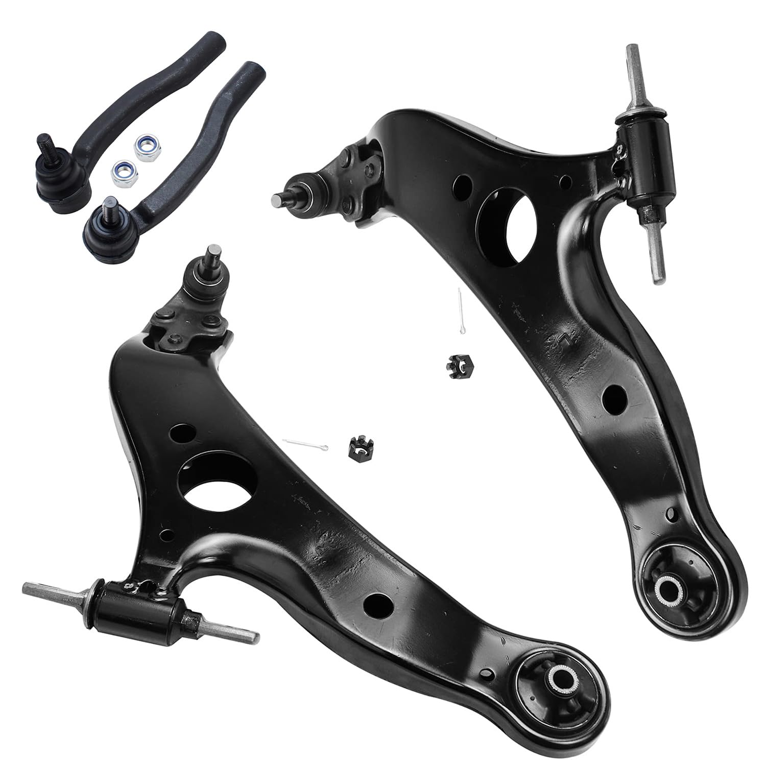 Detroit Axle - 4pc Front End Control Arms Kit for Toyota Sienna 2004-2010