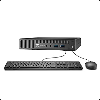 HP EliteDesk 800 G1 Tiny Computer Micro Tower PC, Intel Core i5, 8 GB Ram, 500 GB HDD, WiFi Windows 10 Pro (Renewed)