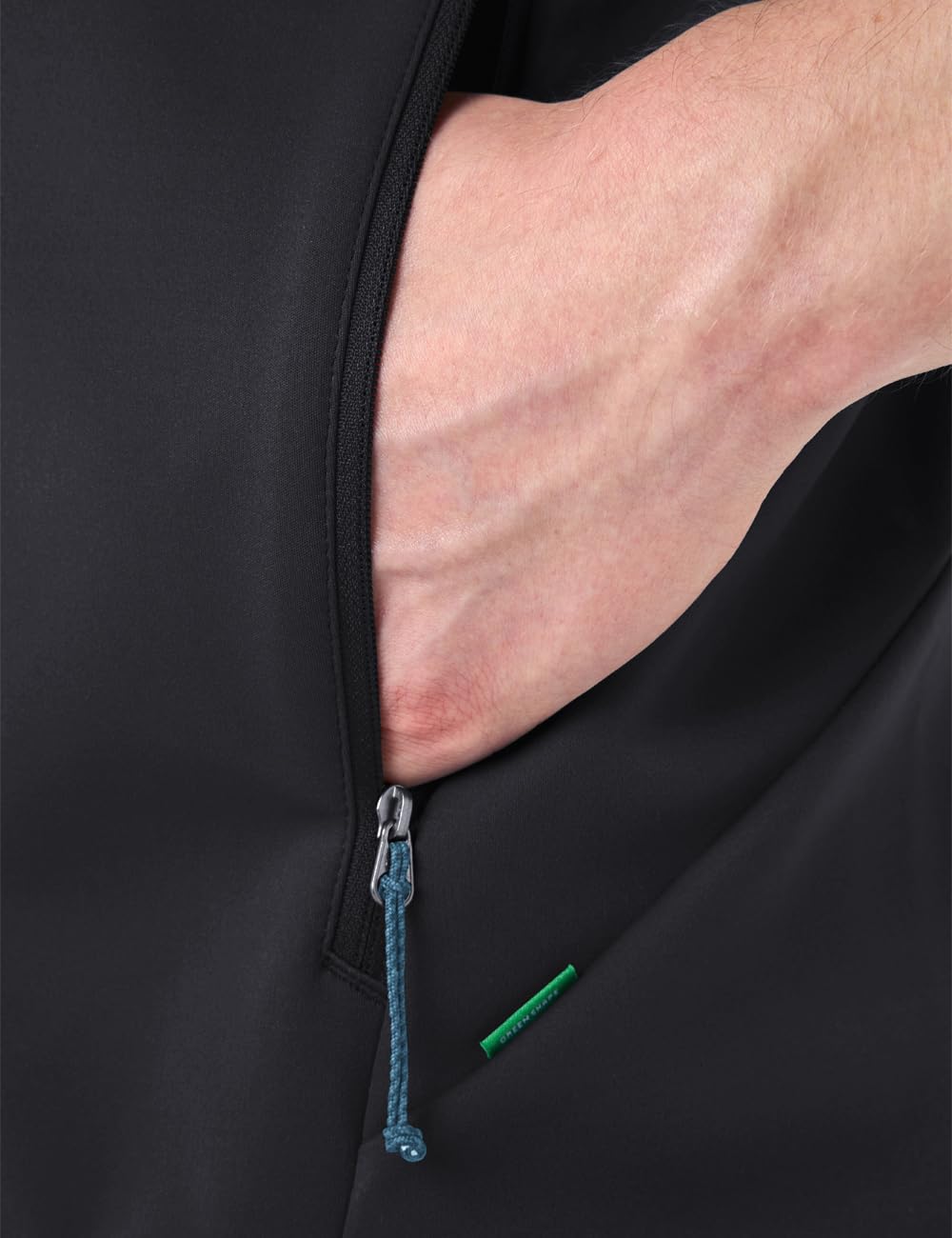 VAUDE Winddichte Softshell Weste für Herren unter Verwendung von recyceltem Polyester, Outdoor Weste für Herren mit elastischem Material