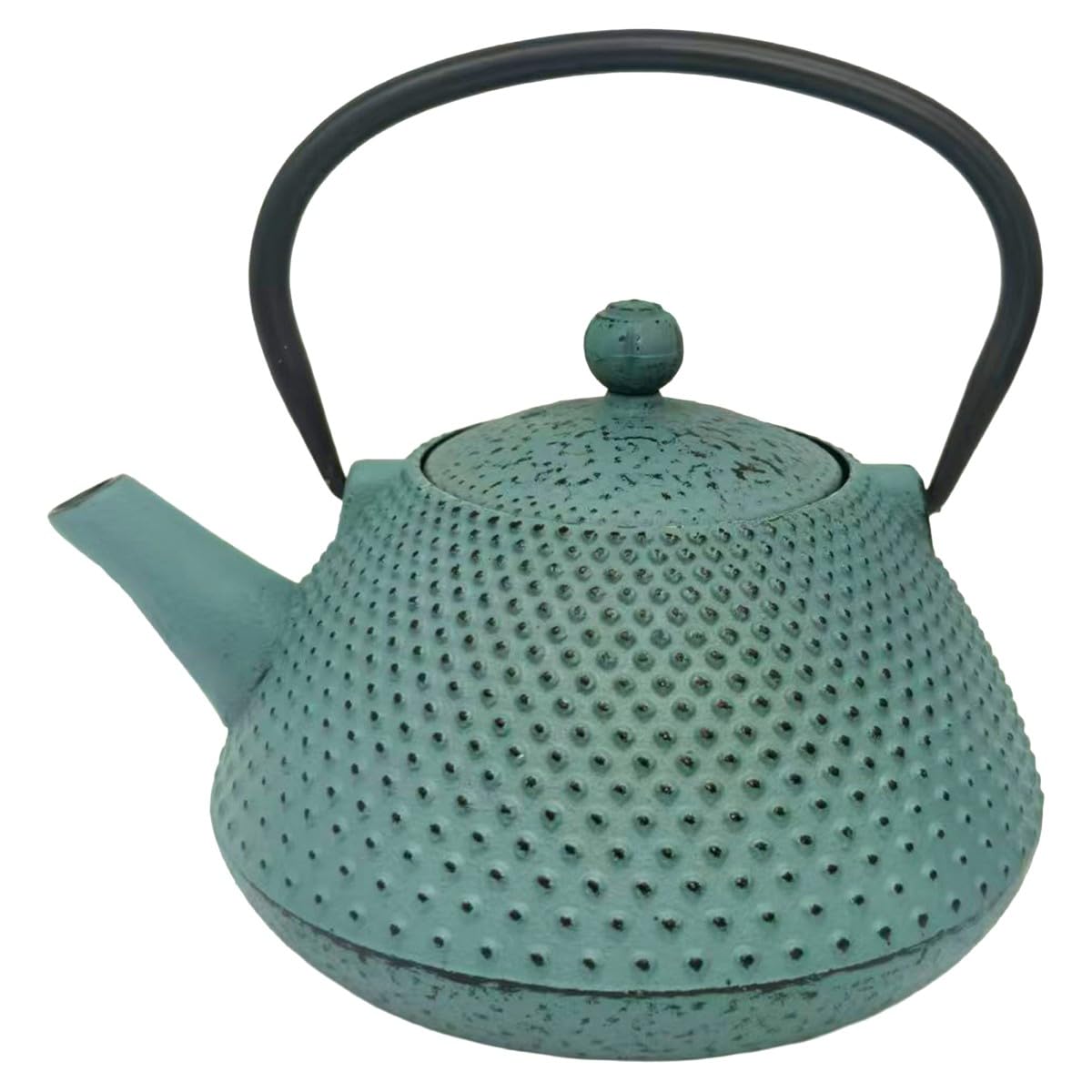 Tetera 0,8L de Hierro Colado con Diseño Texturizado y Asa Ergonomica