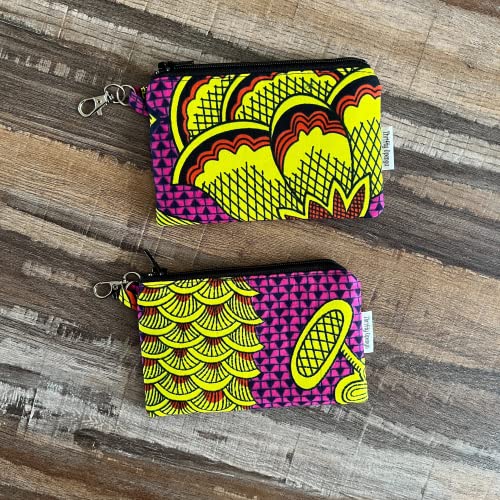 African Fabric Coin Purse for Women, Coin Pouch2