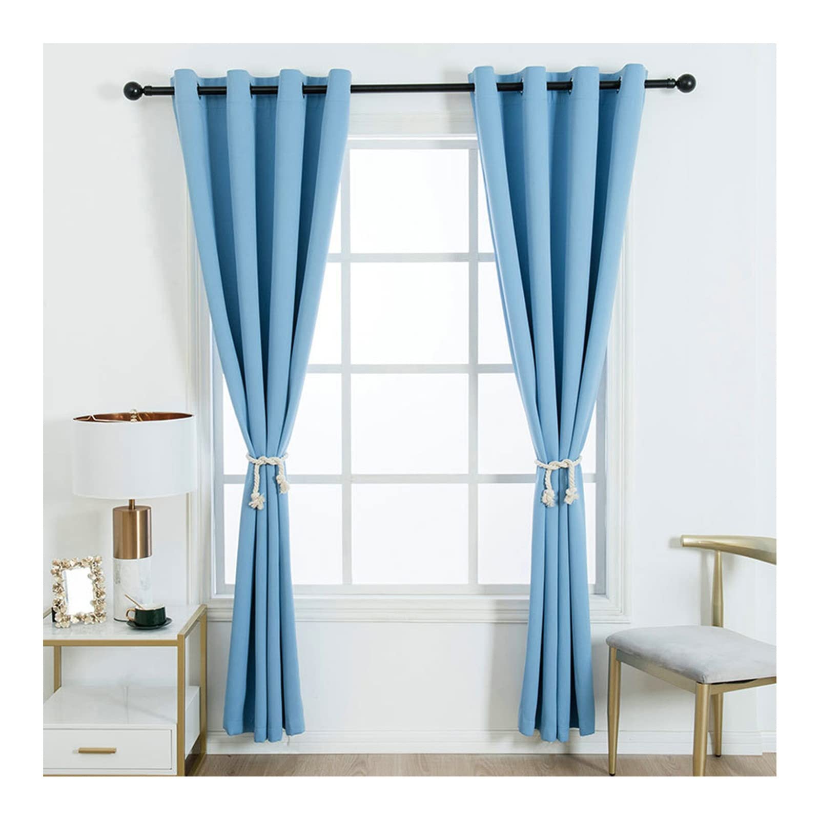 Cortinas opacas modernas KnSam para el cuarto de los niños y zonas de estudio en casa