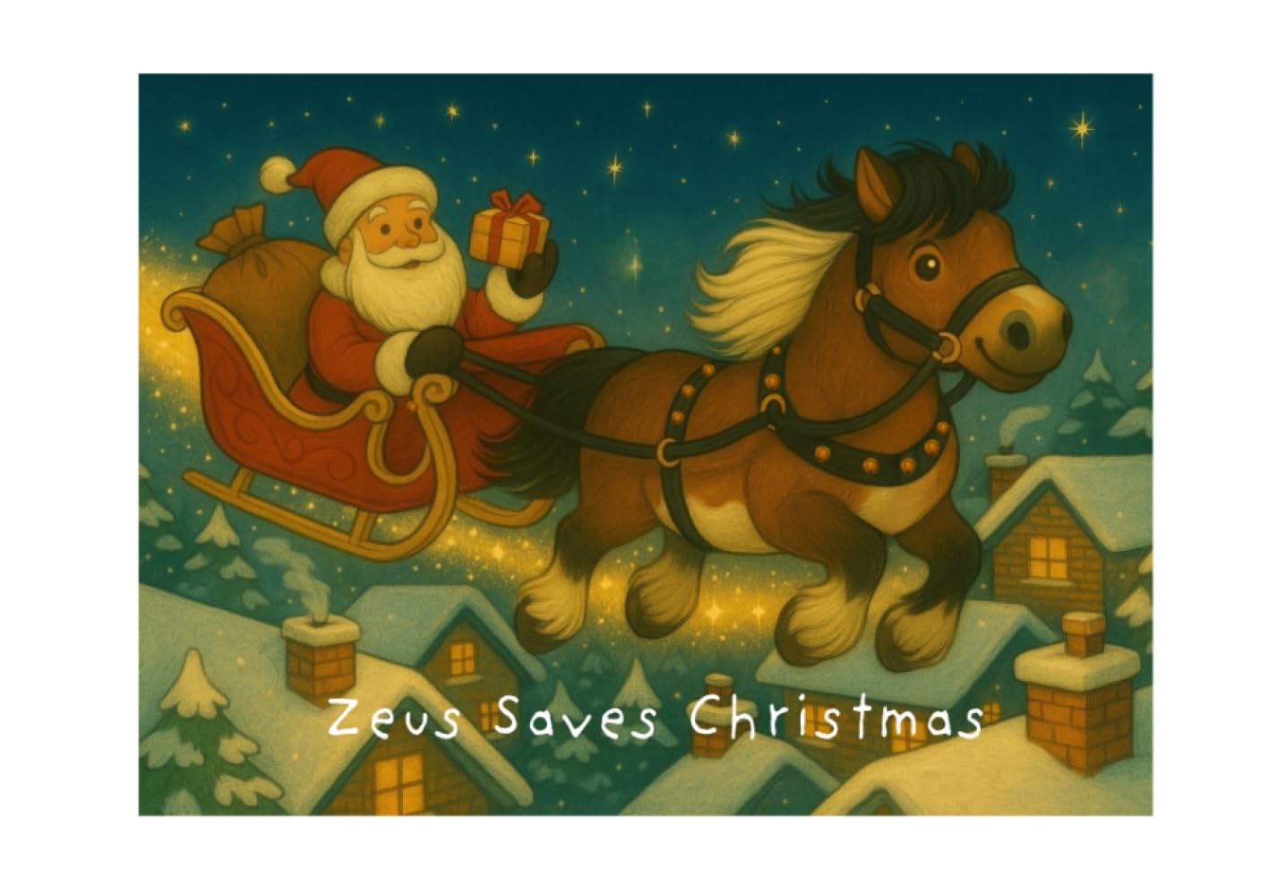 Zeus Saves Christmas (Adventures of Zeus 5mins till bedtime stories.)