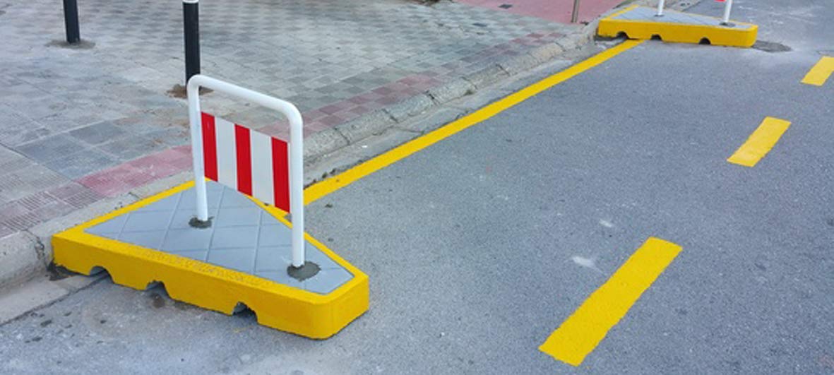 Tecno Prodist TECPINT VIAL JAUNE Peinture à l'eau marquage routier 3 kg
