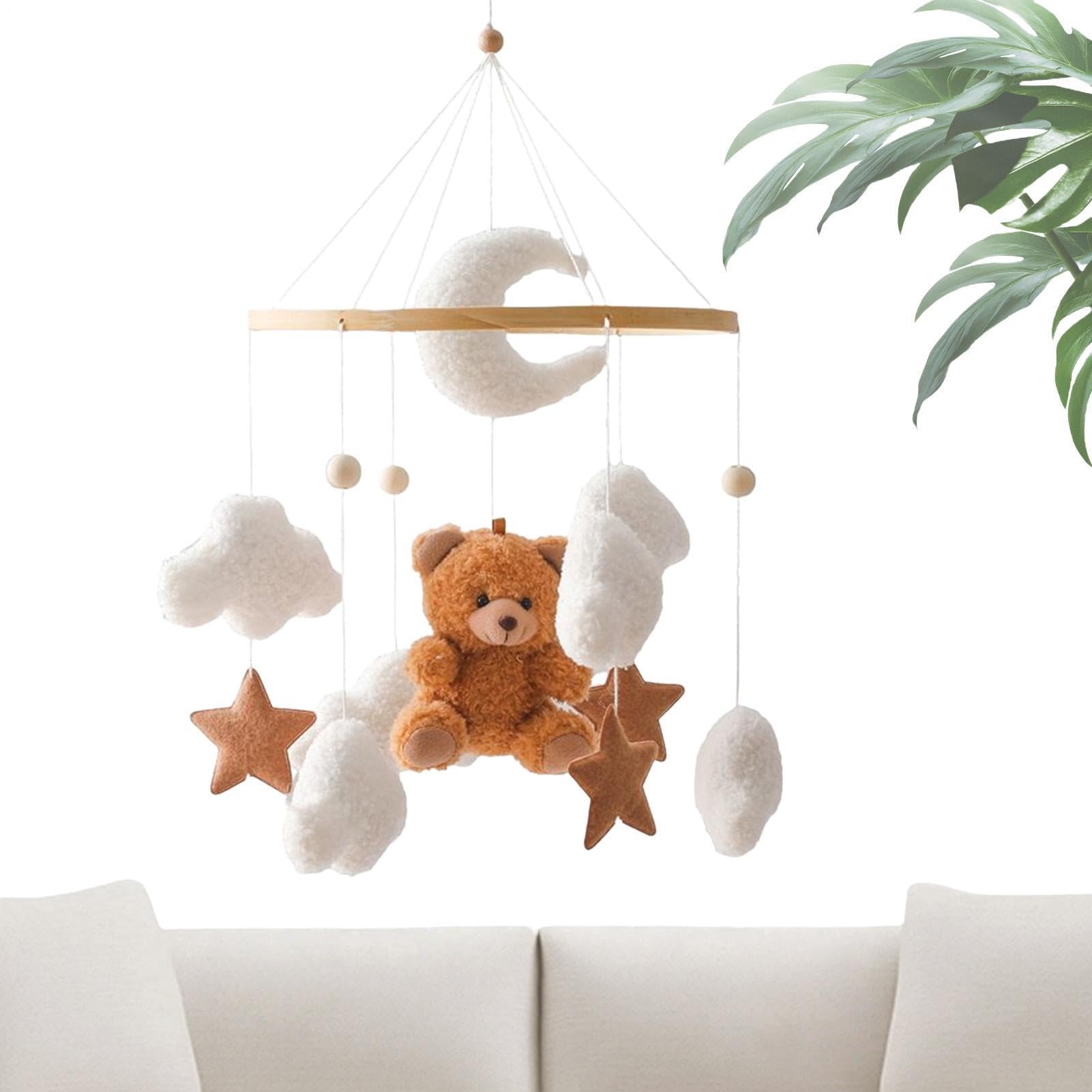 Giostrina Per Culla - Orso Stella Decorazione Per La Cameretta, Succhietto Girevole E Appendibile, Ornamento Estetico Per | Giostrina Per Culla Per Bambini, Ragazze, Ragazzi