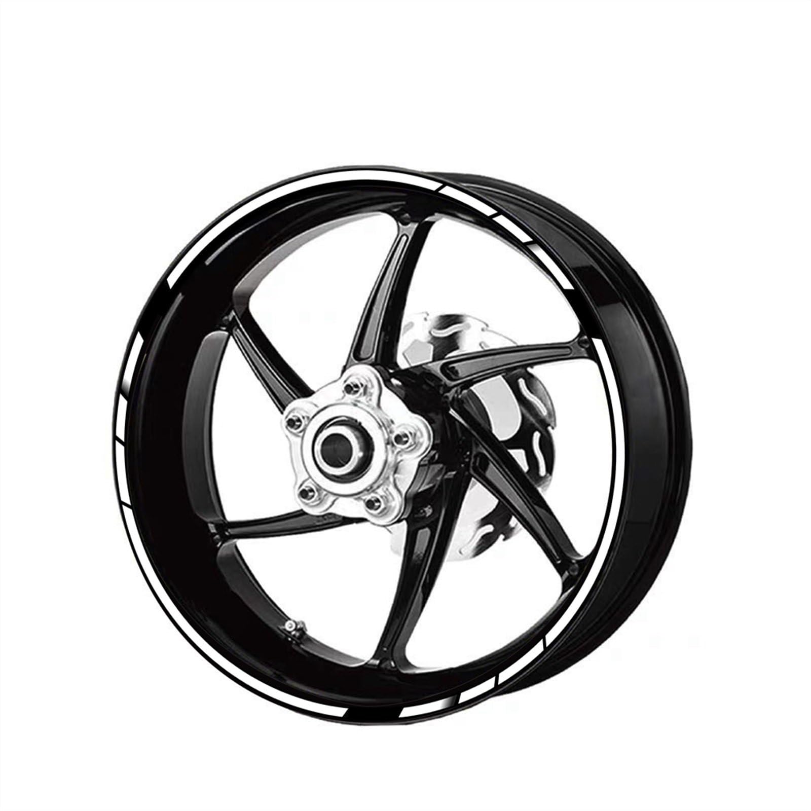 Motorcycle for HRC CBR1000RR CBR600RR CBR500R CBR300R CBR250R CBR 650R Wheel Stickers Reflective Rim Strips Decals(Color3)