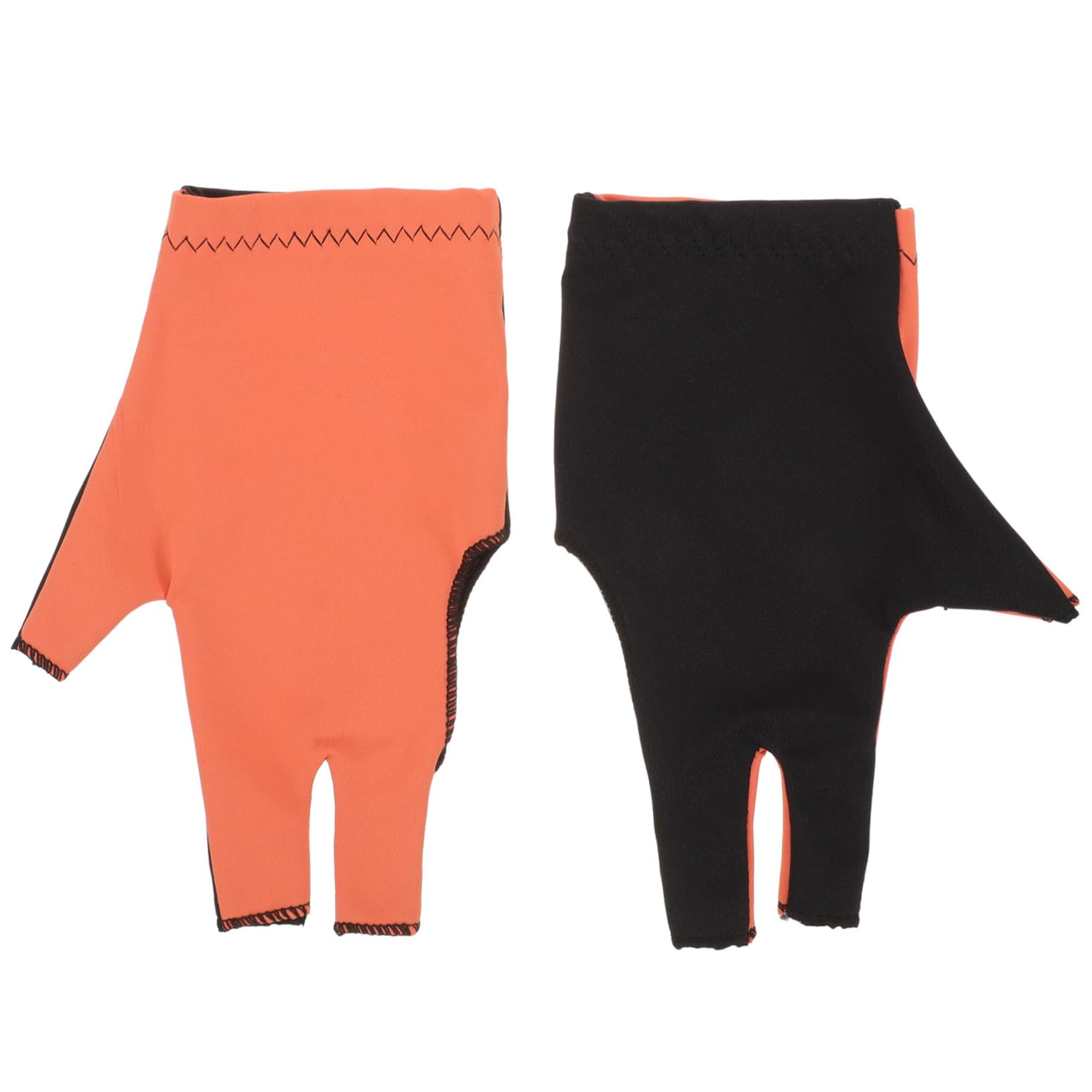 KESYOO Billiards Gloves Left Hand Orange Snooker Cue Accessory Pool Table Gloves