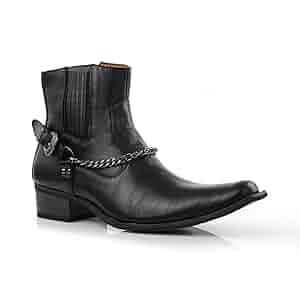 Amazon.com | Ferro Aldo Reyes Men's High-Top Western Biker