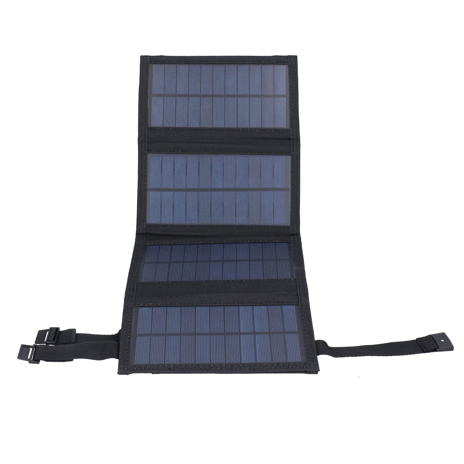 Foldable USB Solar PanelFoldable Solar Power BankUSB Panel, 20W Portable Polycrystalline Cells Charger Foldable Power BankHiking Daypacks (Black)
