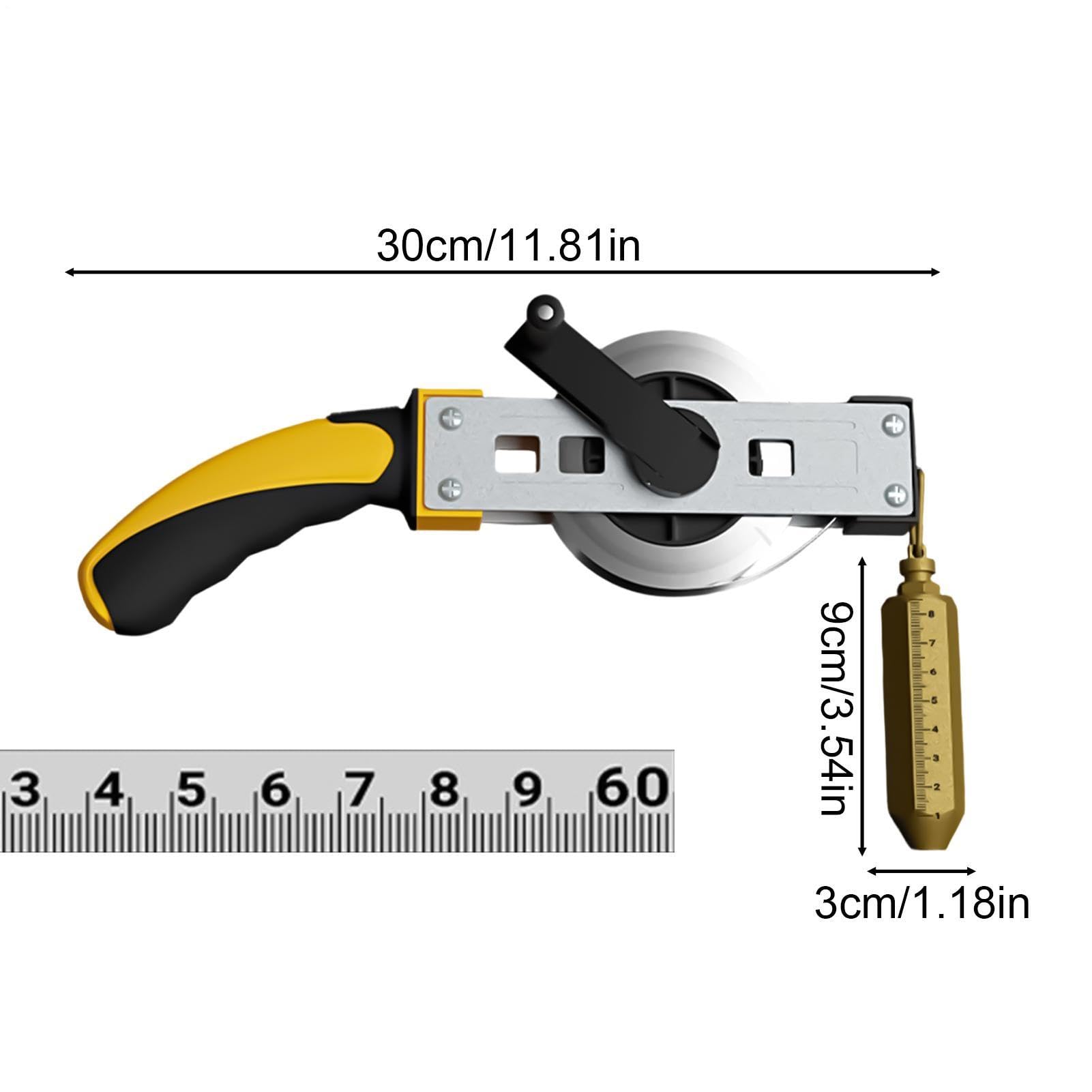 Nastro di misura per petroliferi Righello Precisione Acciaio Con Da 14,9 m | Metro per serbatoi di petrolio per industria raffineria fabbrica edilizia magazzino ispezione