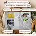 cozy racoon Mutterpasshülle aus Filz Elefant | In Deutschland hergestellt I Mit Innentaschen für Versichertenkarte und Ultraschallbilder I Persönliches Geschenk für Schwangere