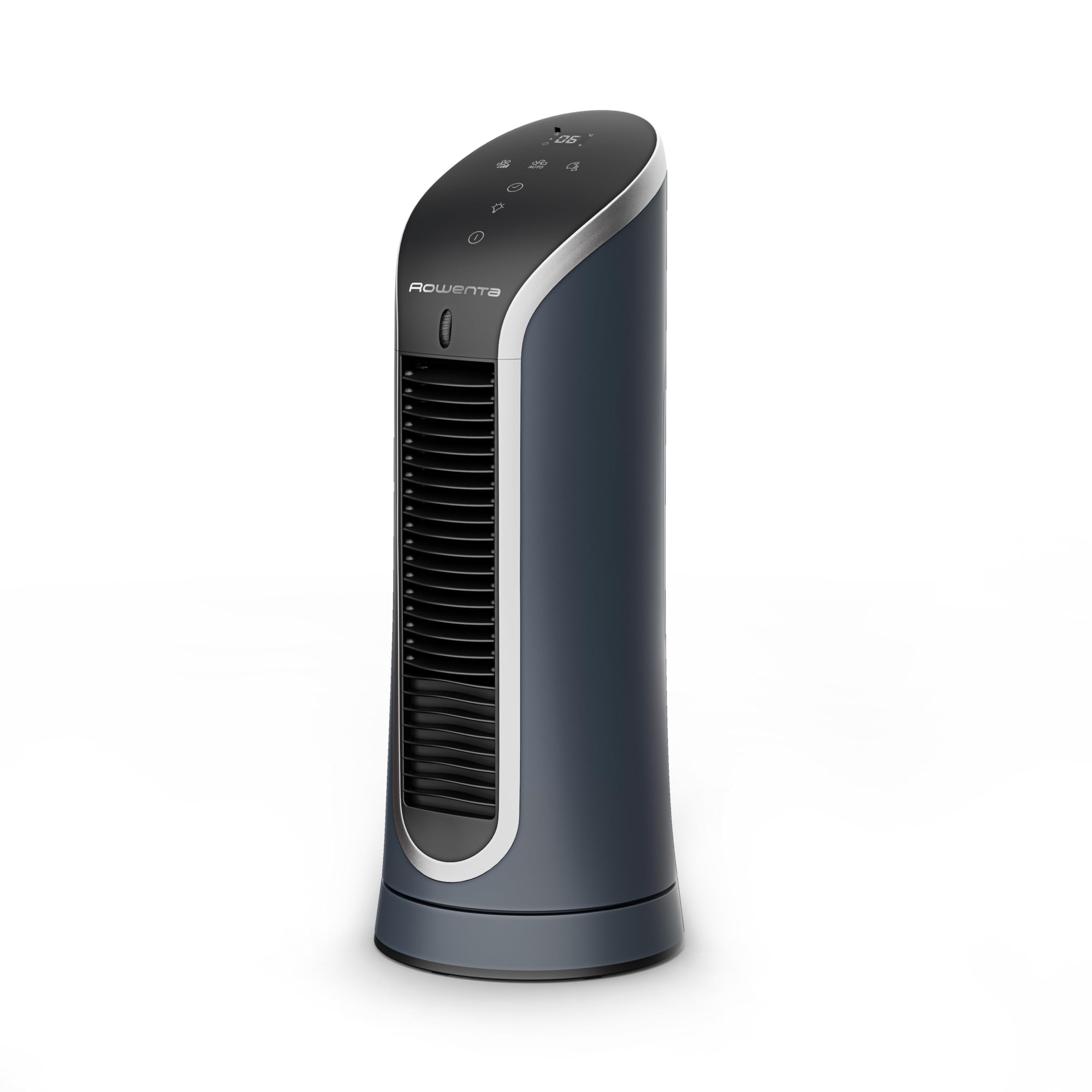 Rowenta Eole Compact Turmventilator, 35 dB(A), Luftstrom bis 5m, 6 Geschwindigkeiten & 2 Modi, 8-Stunden-Timer, LED-Display, Oszillation, VU6220F0