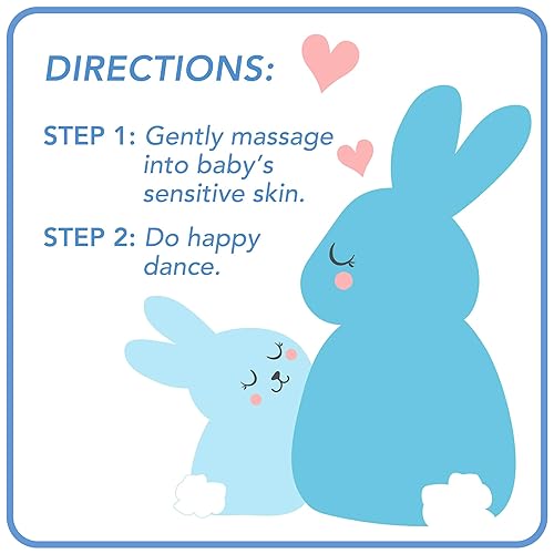 Miniatura 8 de Jergens Crema calmante para piel sensible para bebés, crema para piel seca infantil, crema para piel seca, probada por pediatras, sin fragancia, 8