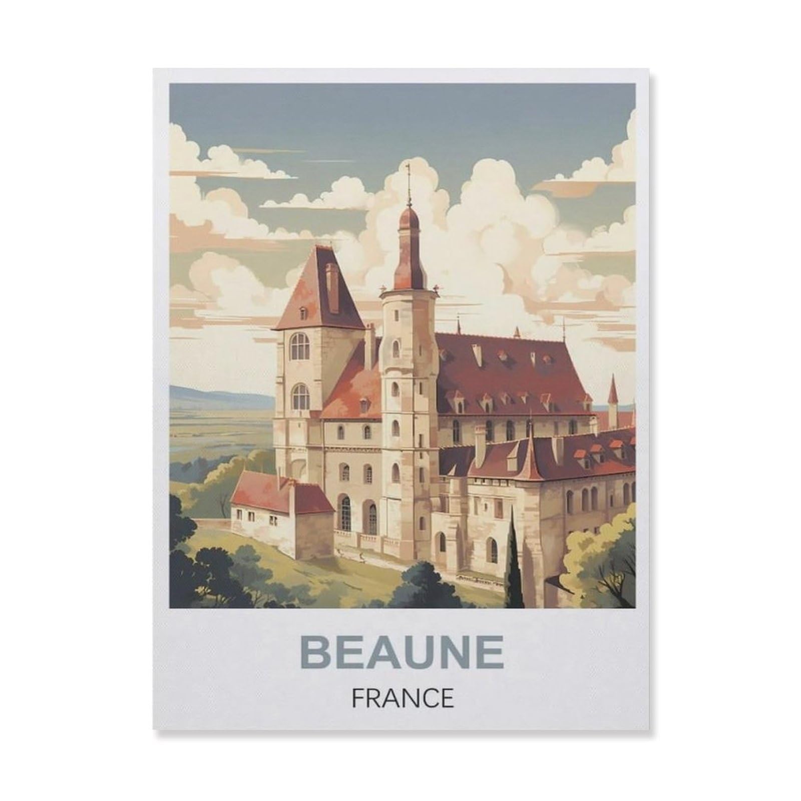 Metal Signs，Beaune France(20x30cm）