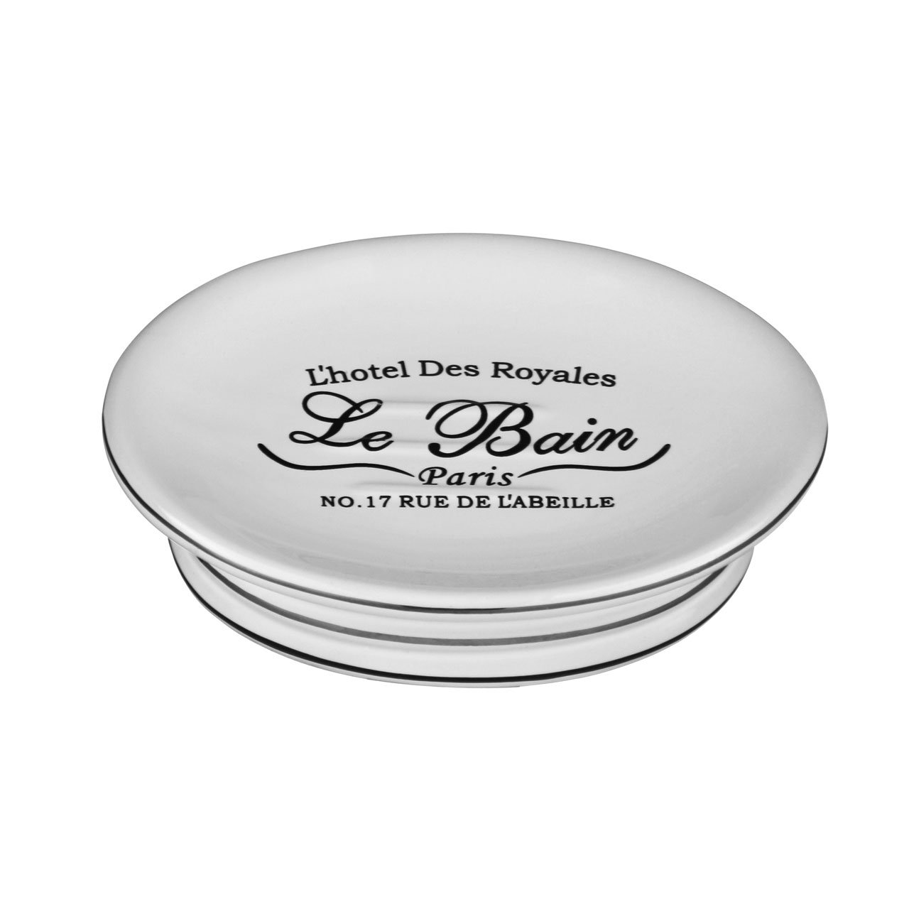 Le Bain Soap Dish Made of Stoneware With White Colour