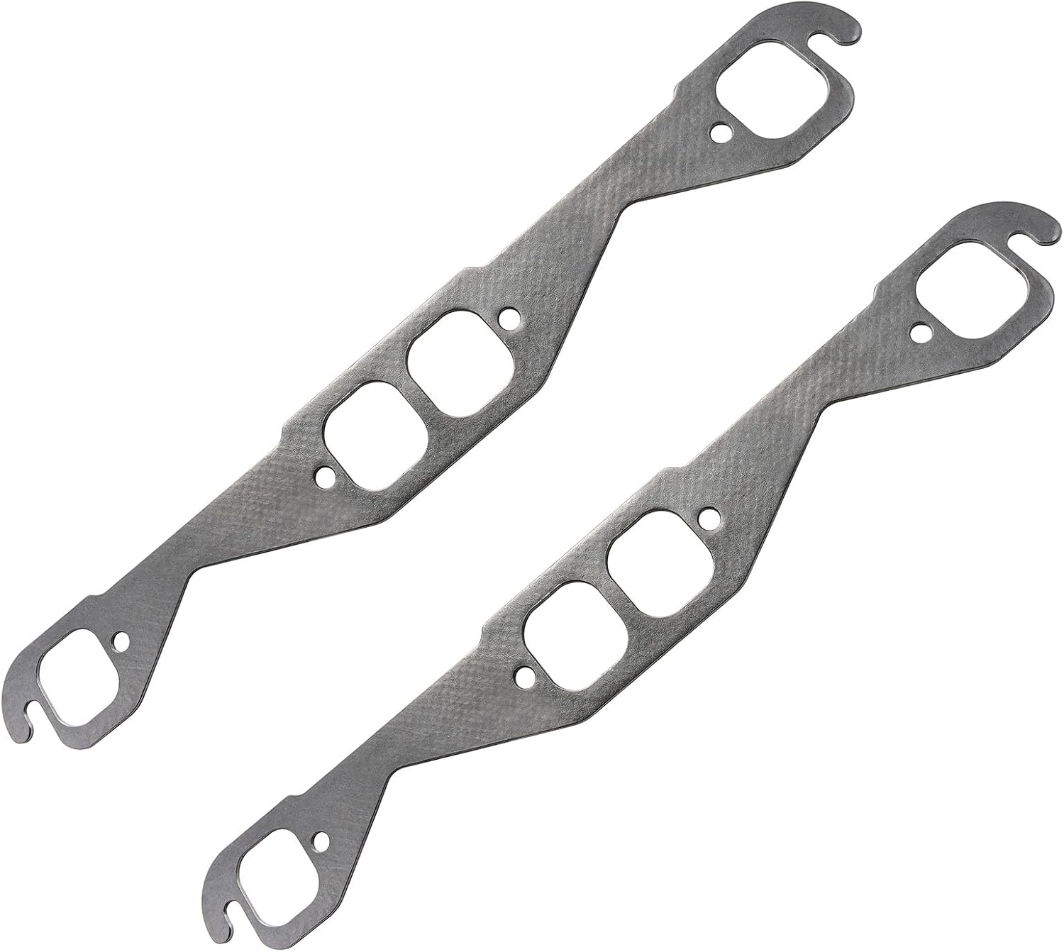 Sorello 1404 2 PCS SBC Exhaust Manifold Gasket Set Compatible with Small Block Chevrolet 262 265 283 305 307 327 350 400 Engines 4.3L 4.4L 4.6L 4.9L 5.0L 5.3L 5.7L 6.6L