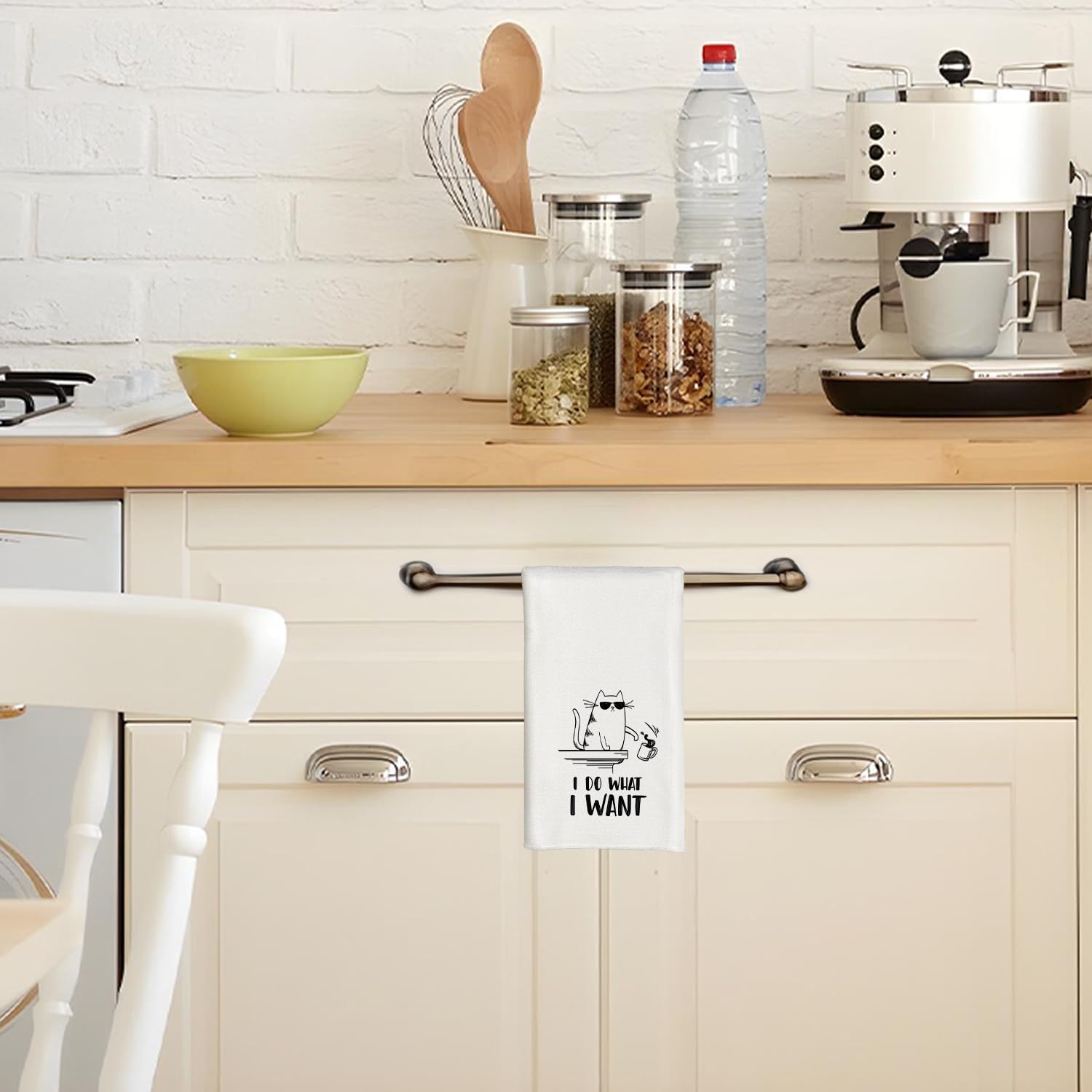 I Do What I Want - Toallas de cocina divertidas para gatos, toallas de mano para gatos, paños de cocina, toallas de gato para amantes de los gatos, regalos de gatos para mujeres, regalos divertidos