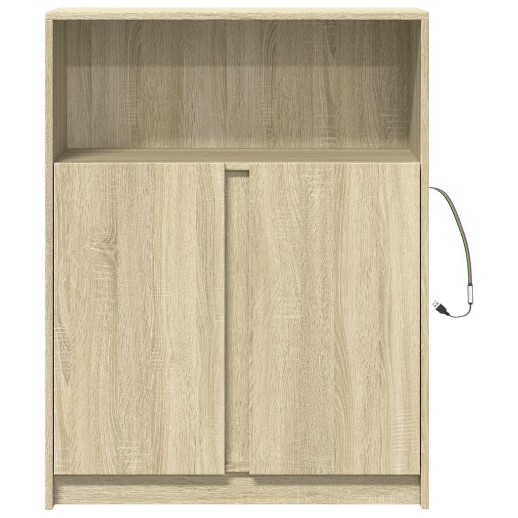 vidaXL Dressoir 100x36x60 cm bewerkt hout grijs sonoma eikenkleurig, kast, opbergkast, houten kast, wandkast, ladekast, bijzetkast, opslagkast, kasten