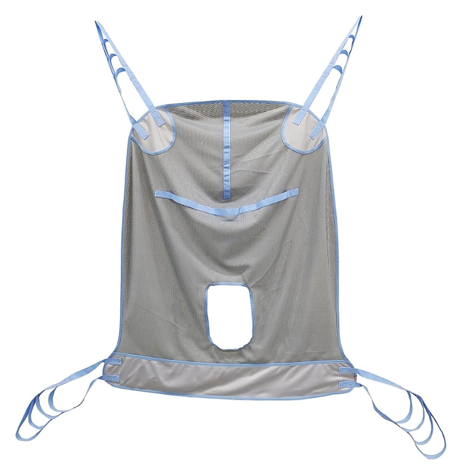 Eslinga de ducha，Traslado de paciente， Arnés for inodoro con diseño de orificios de capacidad, malla transpirable con agarre direccional for transferencia de pacientes(Medium)