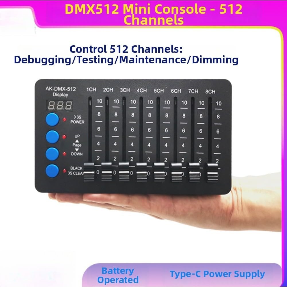 Consola de control de luz compacta de 32 canales tipo C